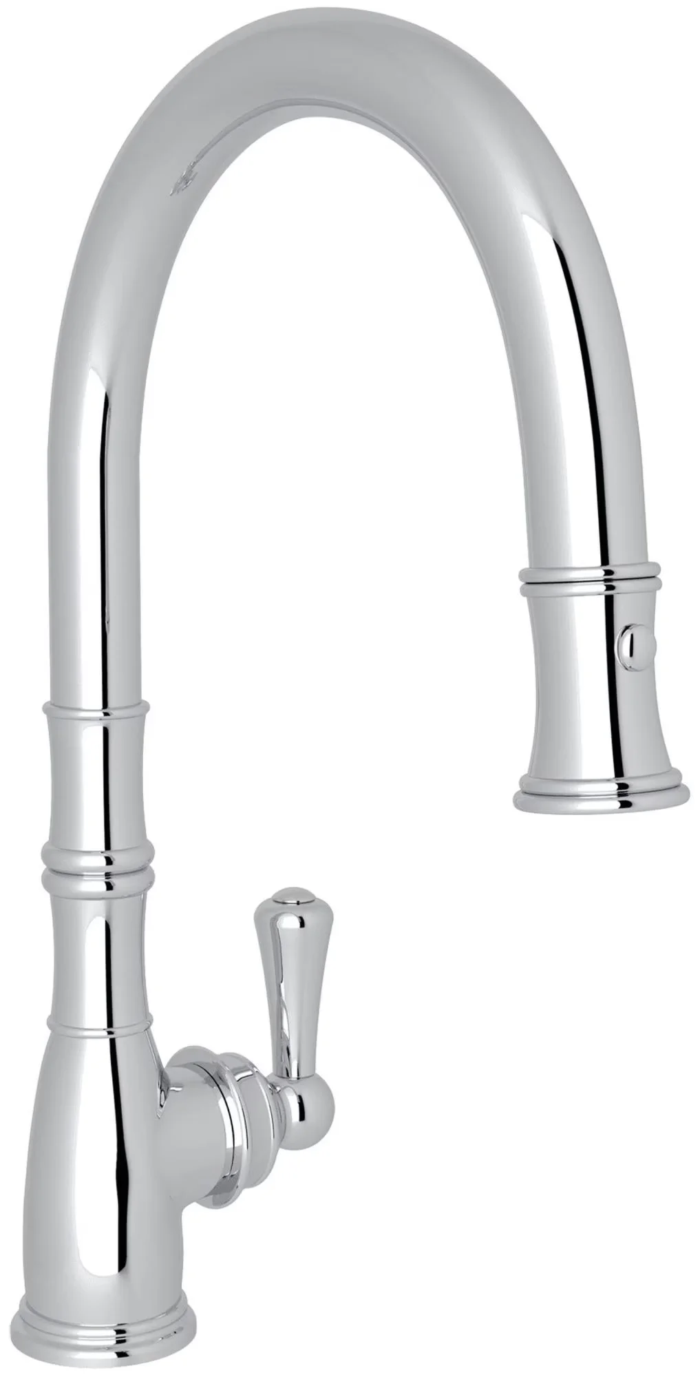 Kitchen Renovation Essential with Retractable, 1 3/4” max installation deck depth, Brass construction - Brass, Metal, Ceramic, Nylon... Model 0A2CDD