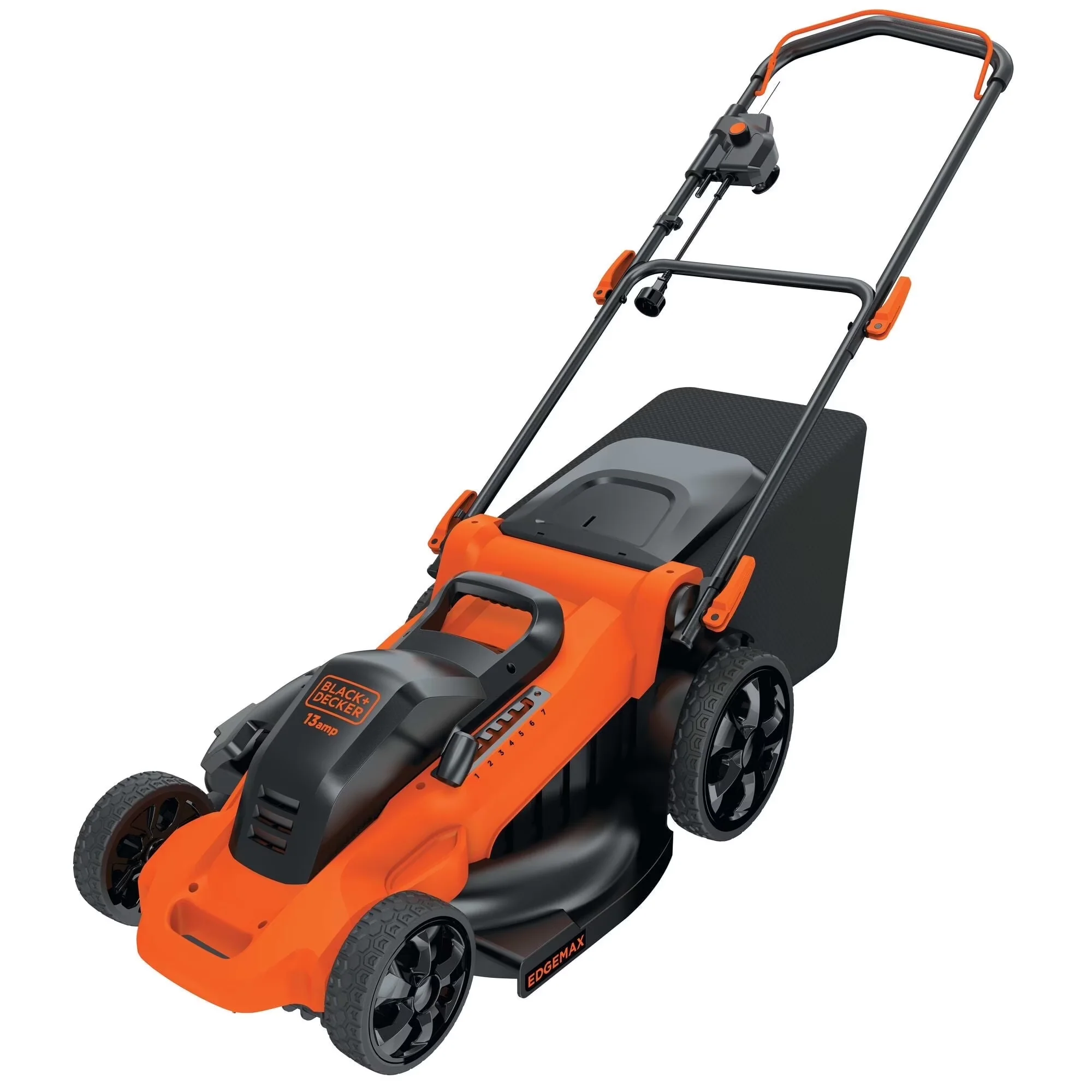 Durable Push Mower with Mulching, Electric Lawn, Corded - Black 13 - Quality Construction Model C766DA