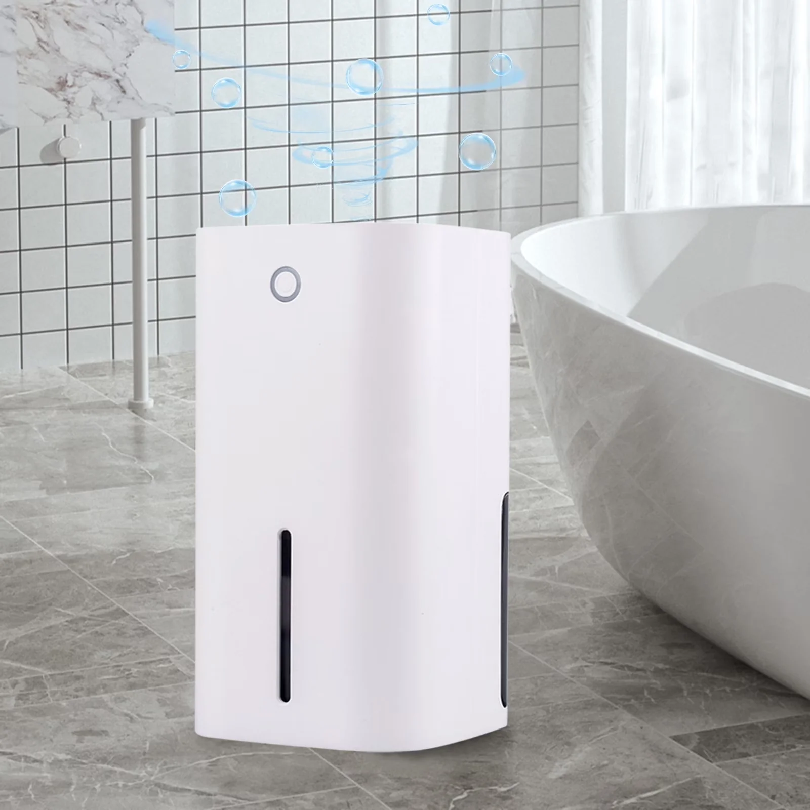 Versatile Dehumidifier with Bucket Full Indicator, Automatic Shut-Off - White for Home, Auto Model 356555