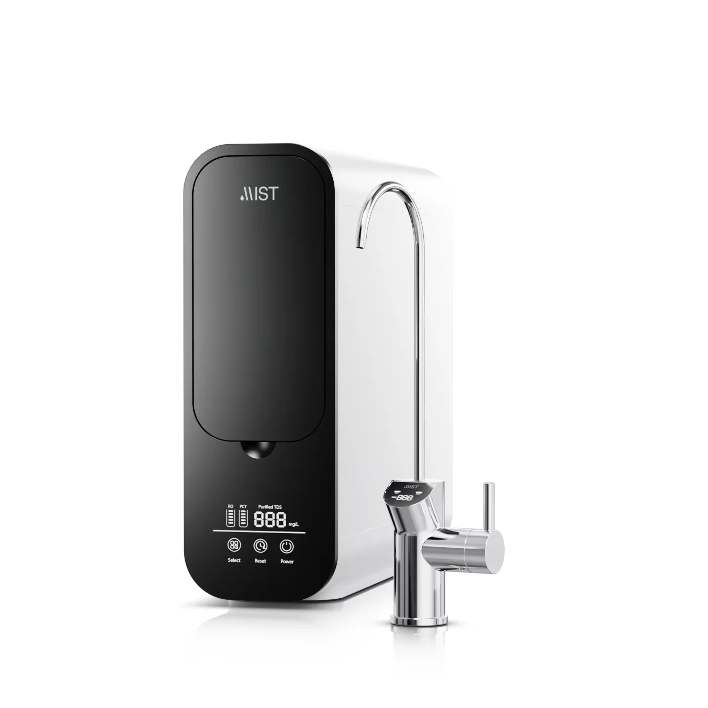 Water Filtration Sleek with 4 Stage Filter Under Sink Filter, Highly efficient 4-stage filtration - Model B2DAD4