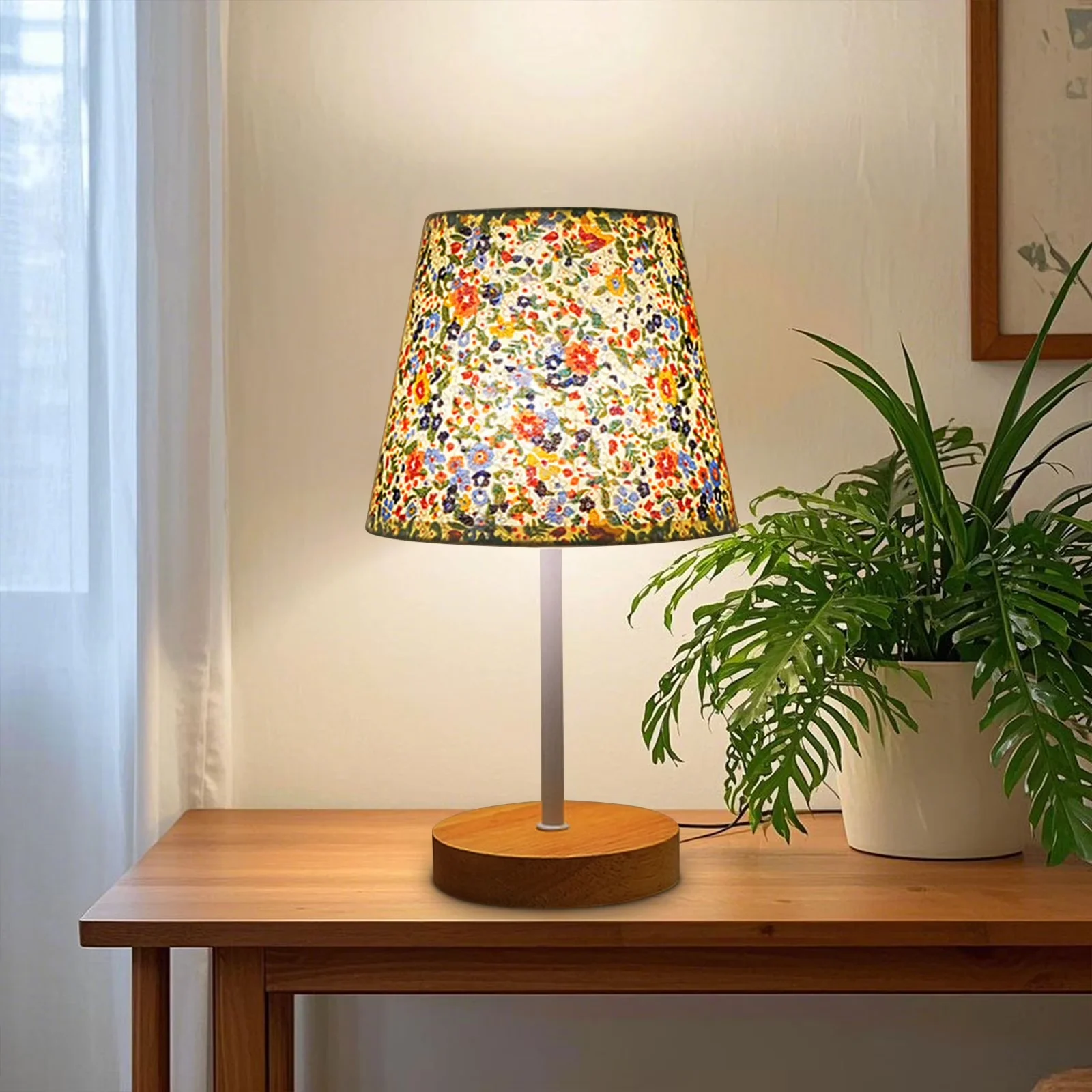 Lamp Innovative with LED, Battery - Multicolor Wood for Patio, Bedroom Model B47F7C