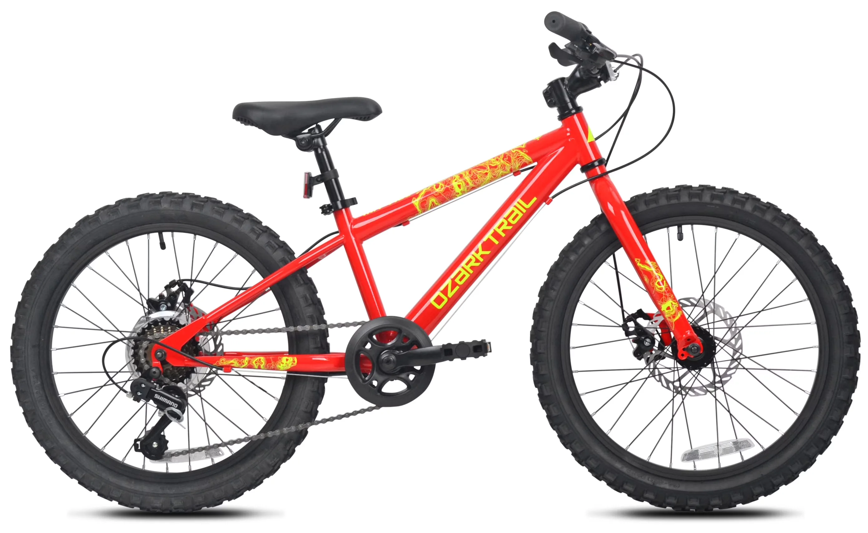 Sleek Mountain Bike with Adjustable Speed, Adjustable Seat Height - Red Model B1EA55