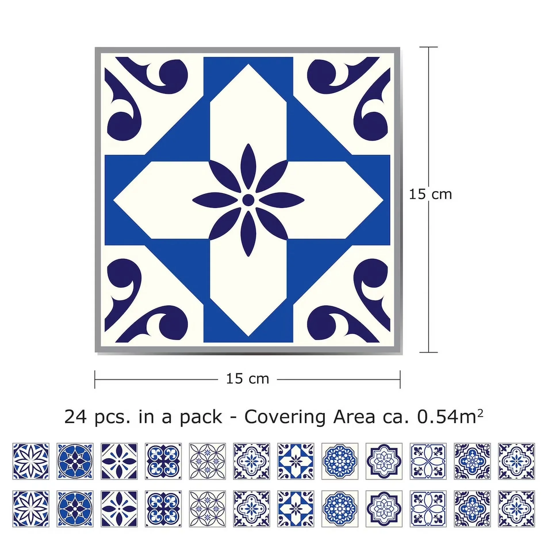 Kitchen Renovation Premium - Blue 24Pcs - Commercial Quality Model C17D53