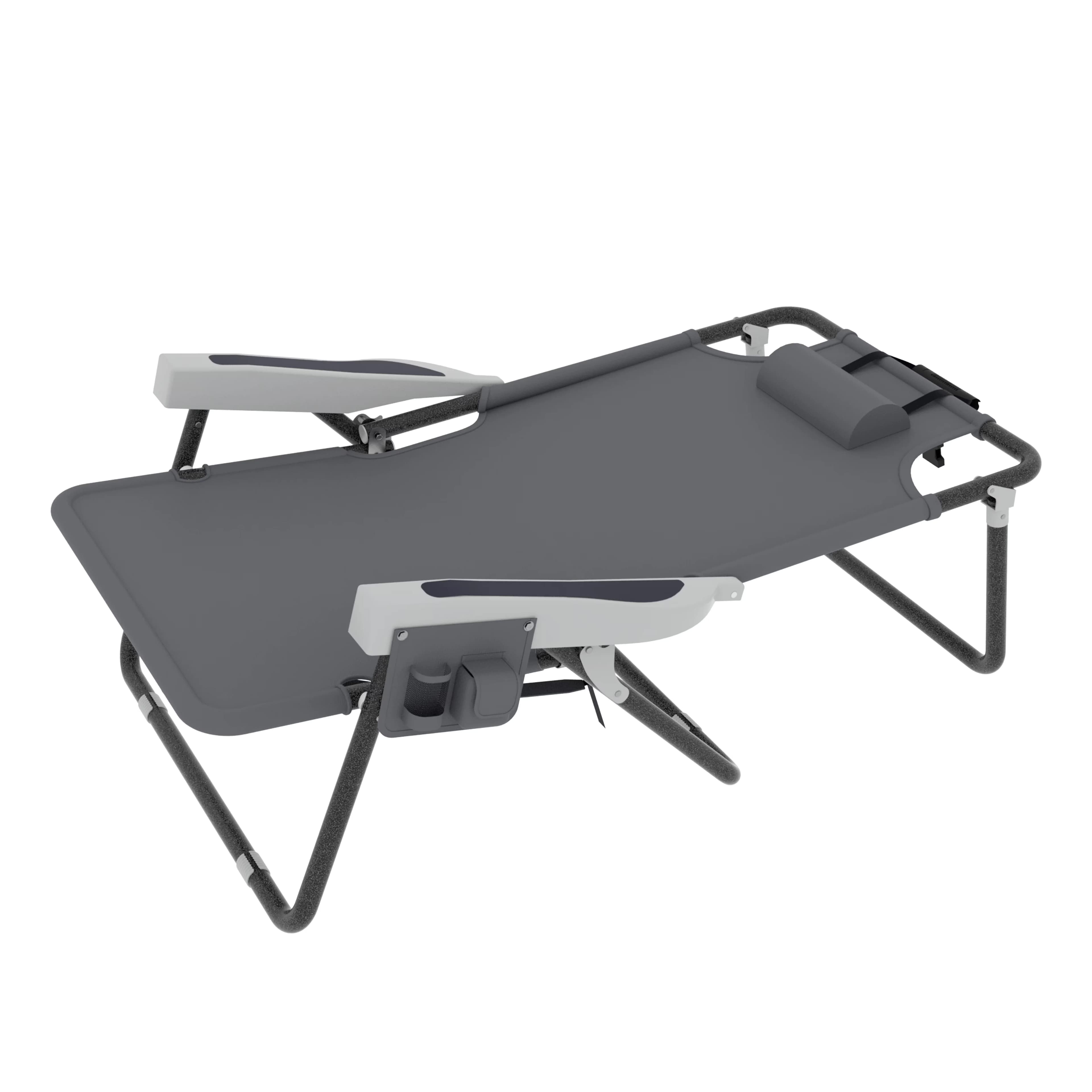 Versatile Patio Chair with Adjustable, Folding, Waterproof - Steel - Rustic Charm Model 4DD034