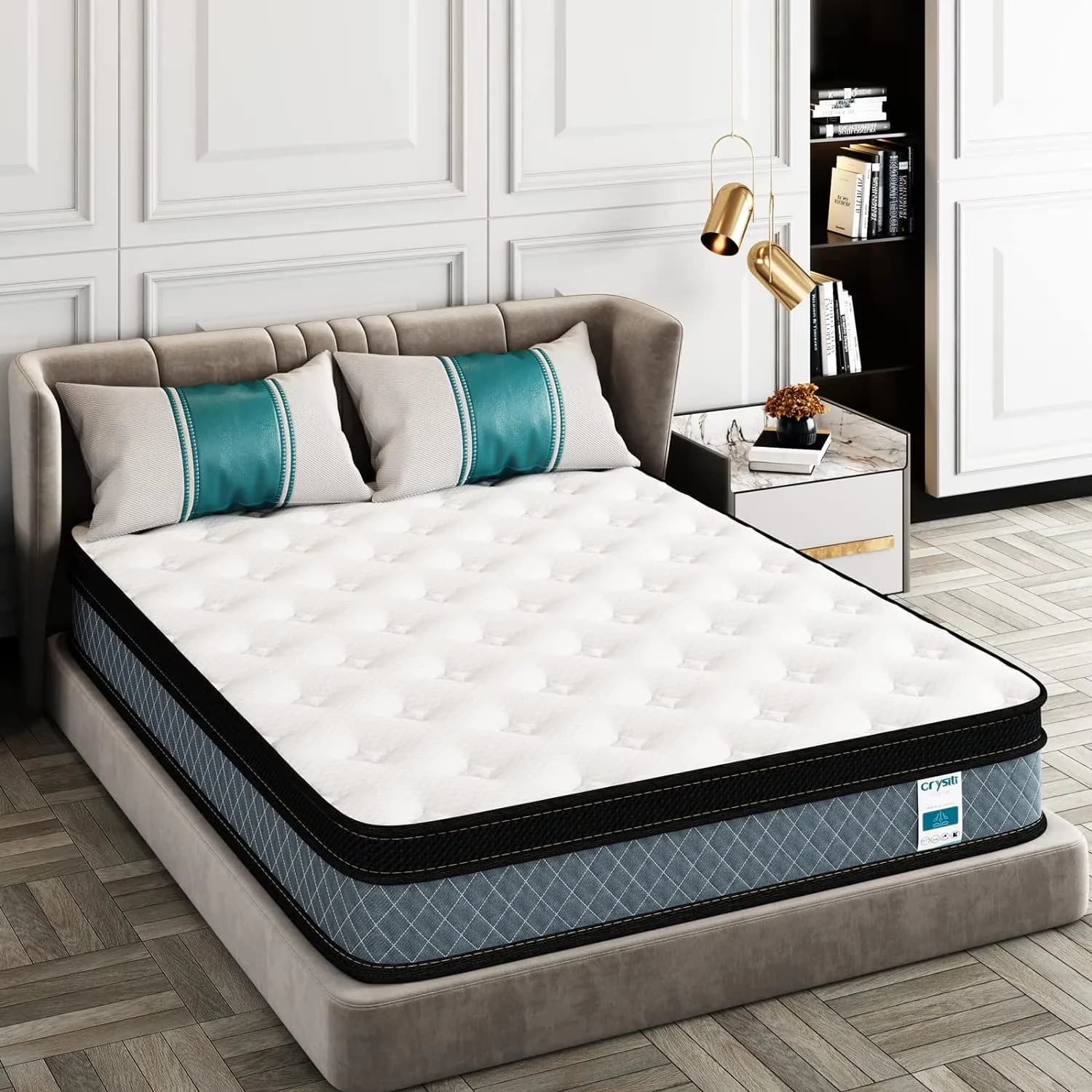 Sleek Mattresses Accessory with Mattress-In-A-Box - Pocket Springs;Memory Foam Multicolor Model AC2D16