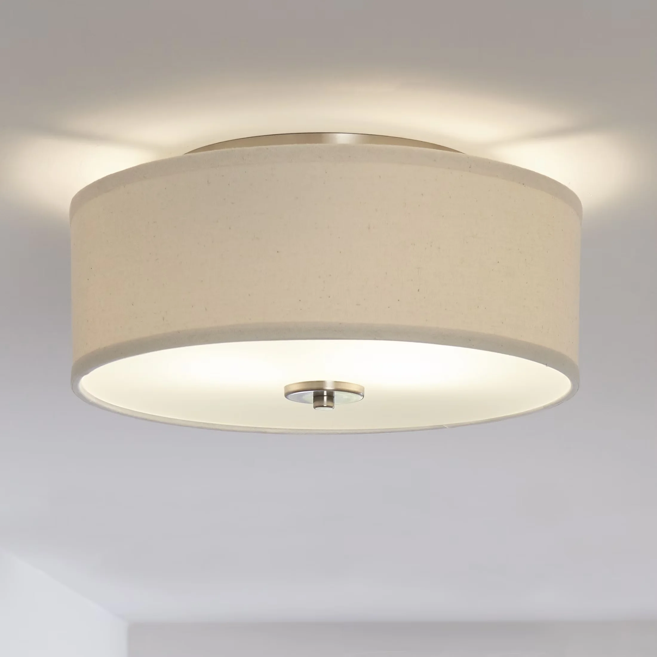 Reliable Ceiling Lights Fixture with Incandescent, Farmhouse, Dimmable - Steel Silver Model 31FC76