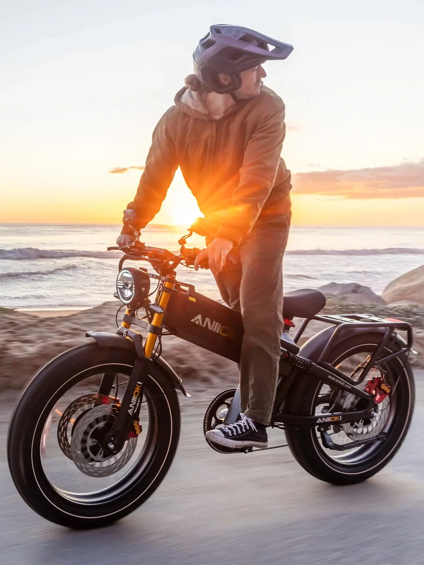 Electric Bike Compact with Battery, 6000W, A9 Pro Max 60V 80Ah All-Terrain - Black Model DF6C8A