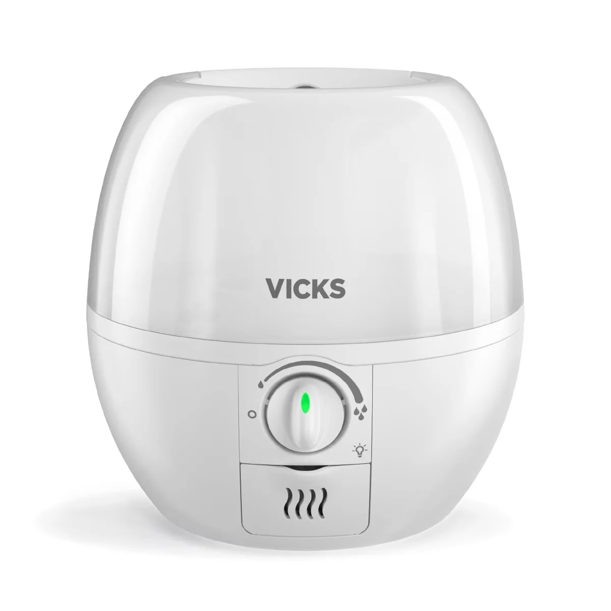 Classic Humidifier with Water Level Indicator, Oil Diffuser, 3-in-1 Sleepy Time Ultrasonic & Diffuser - White 0.6 gallon Model 18BB32