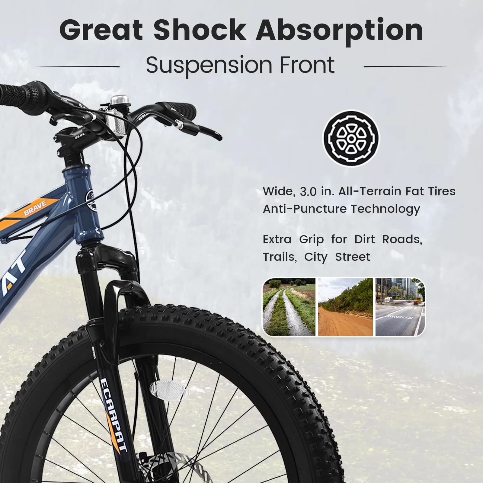 Efficient Mountain Bike with Perfect for Adults <br>, Why Choose Our Bike? <br> - Grey Model 5406C0