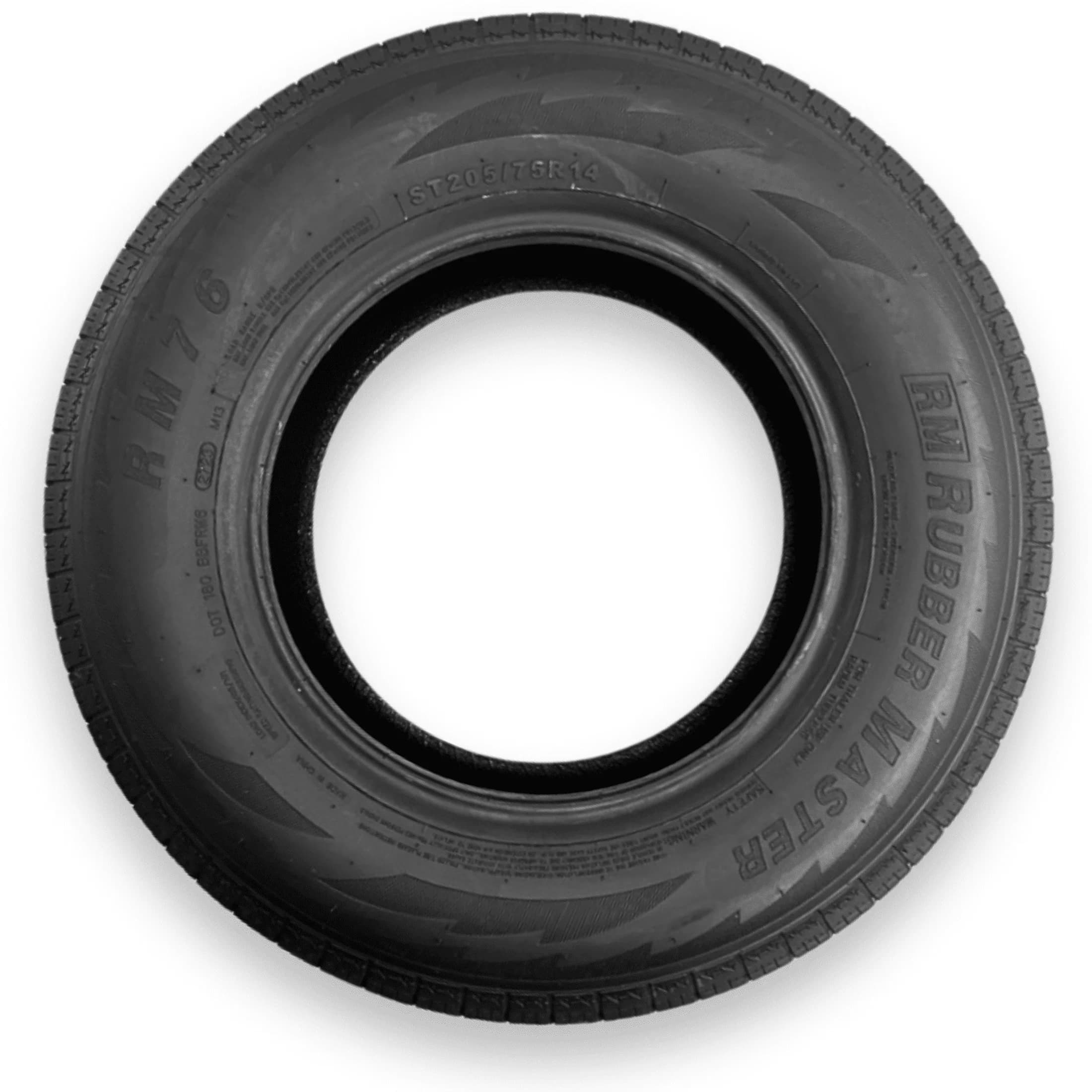 Motor Home And Rv Tire Essential with Fits Multiple Makes And Models, ST205/75R14 Highway Rib 6 Ply Tubeless - Model 5CB500