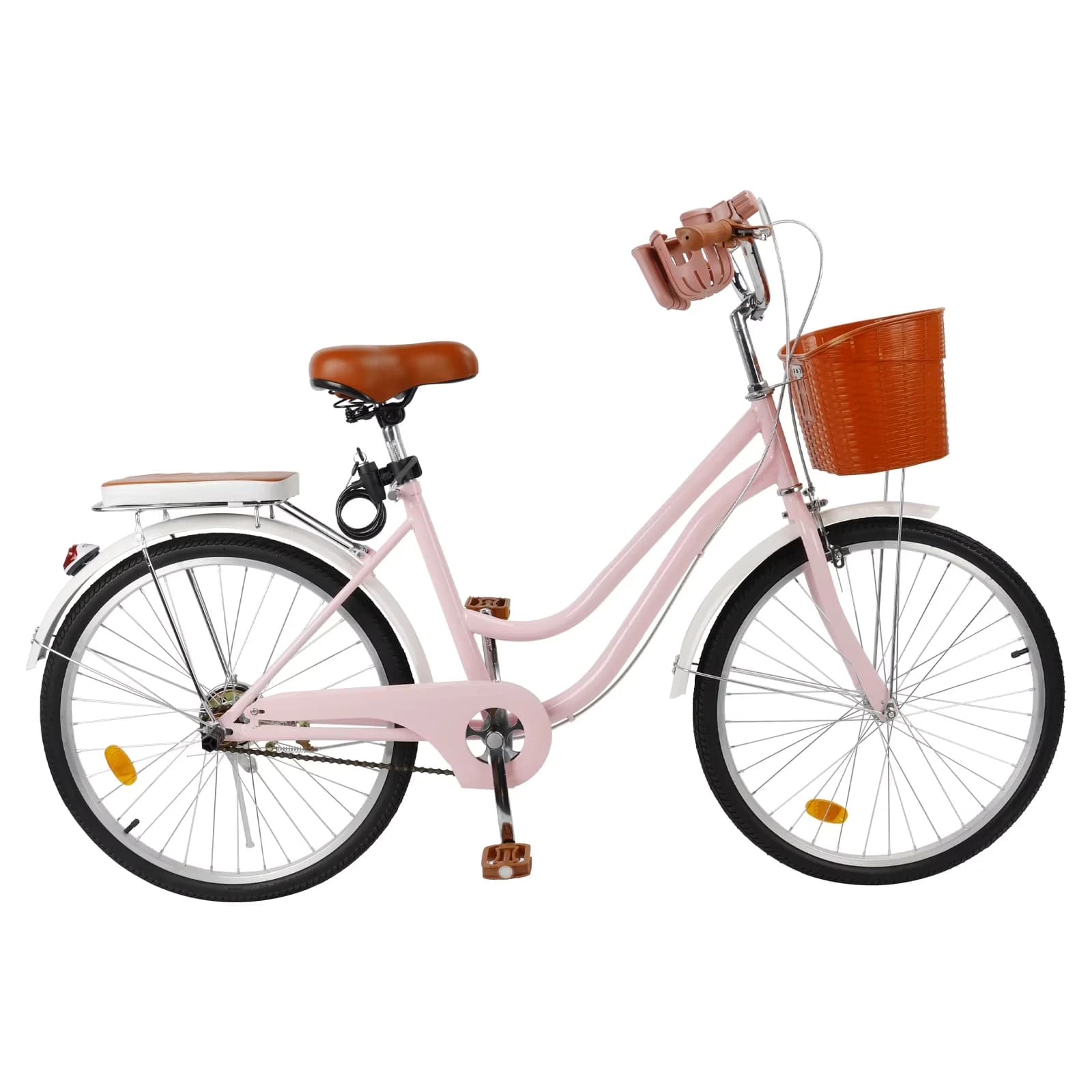Cruiser Bike Professional with Adjustable Seat Height, Adjustable Handlebar Height - Pink Model 9E559C