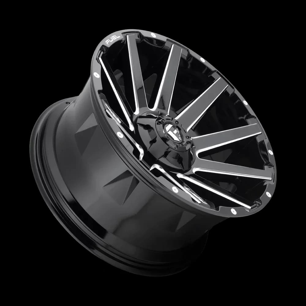 Wheels And Rim Reliable - Aluminum Black D615 - Modern Design Model 4ACC28