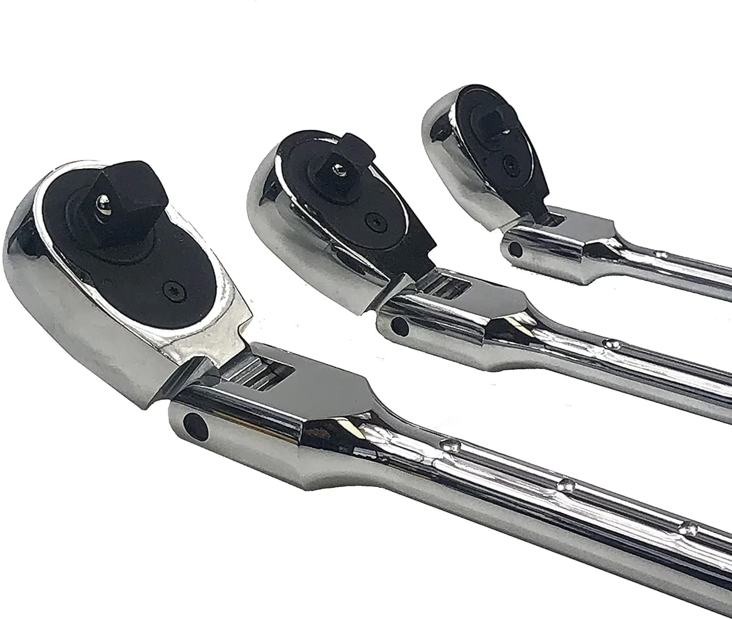 Classic Hand Tool Set with Extendable, Low profile, Extra long - Red Chrome Model 418C07