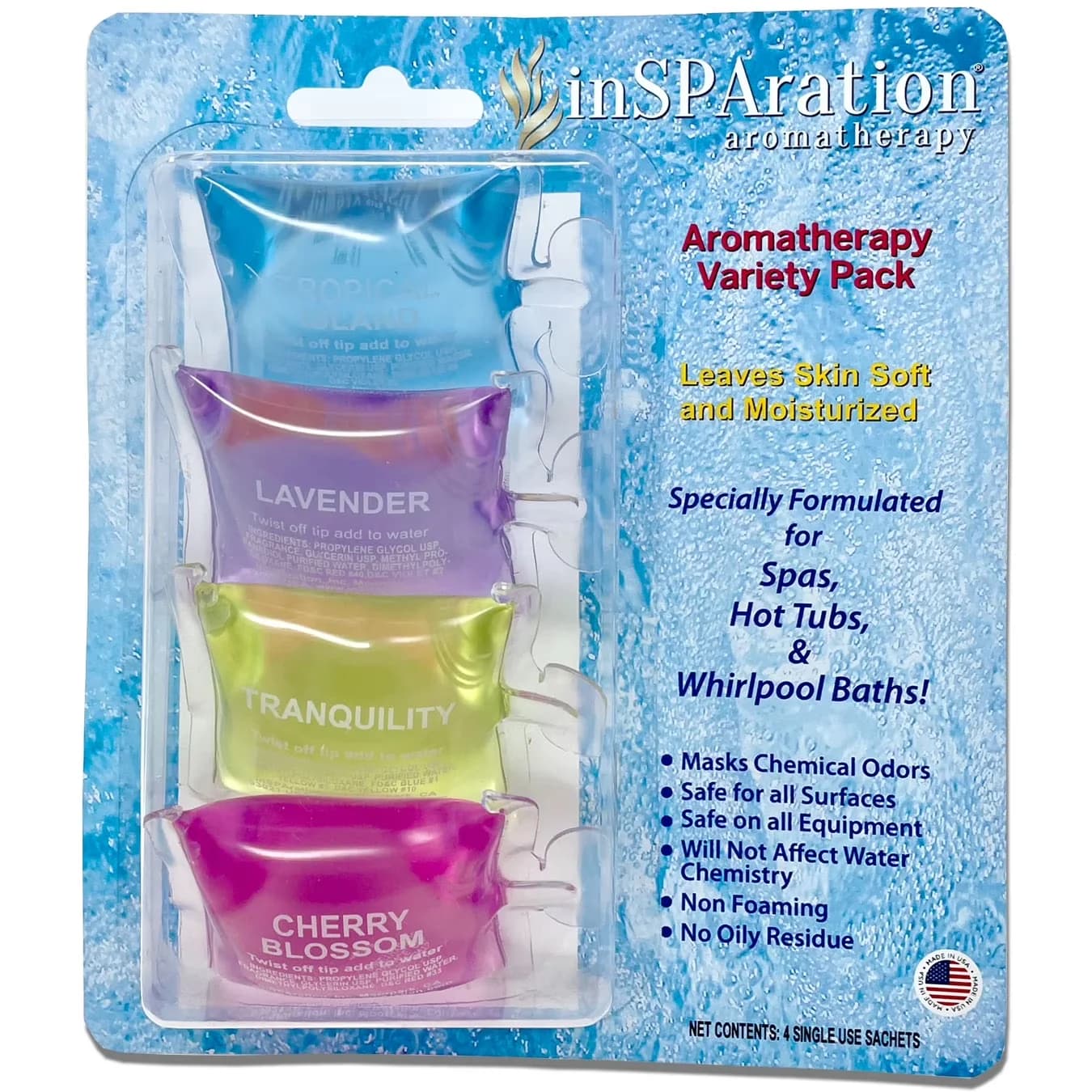 Premium Hot Tub with 4 oz Each, 4 Scents - Bath - Rustic Charm Model FE10CF