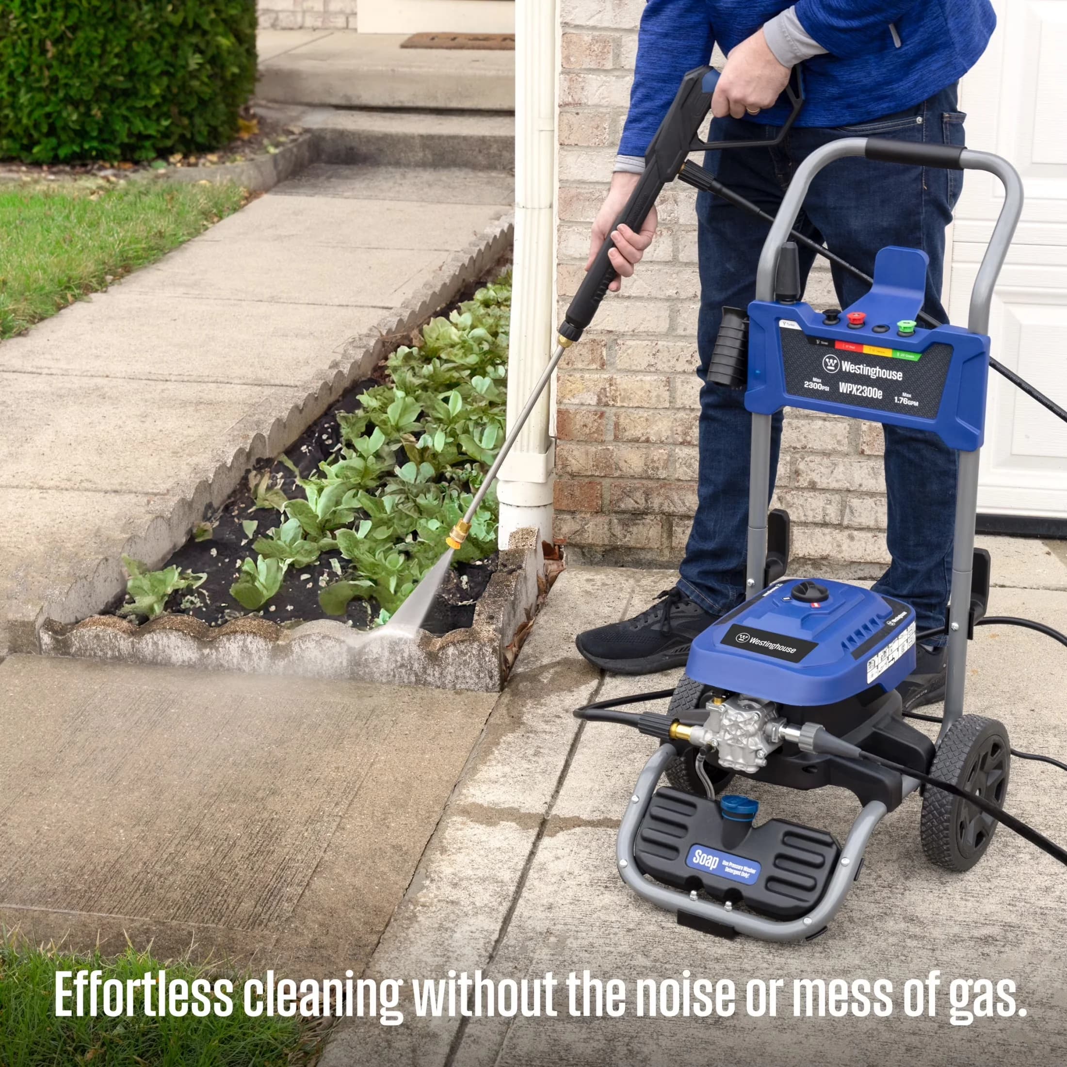 Modern Pressure Washer with Quick Connect Tips, 5 Spray Tips and Soap Tank - Model F882B4