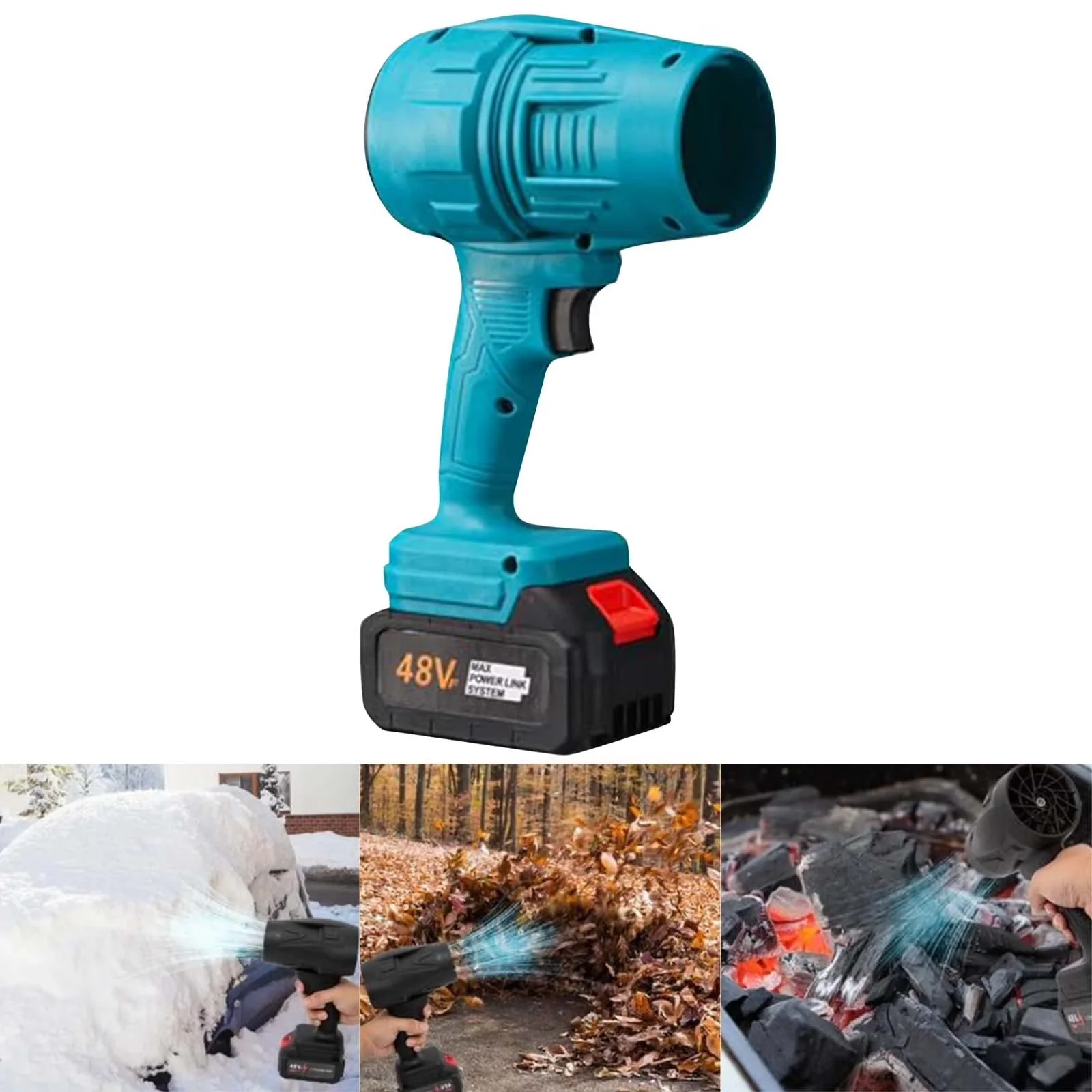 Durable Leaf Blower with Battery - Portable for Daily Use Model 520E45