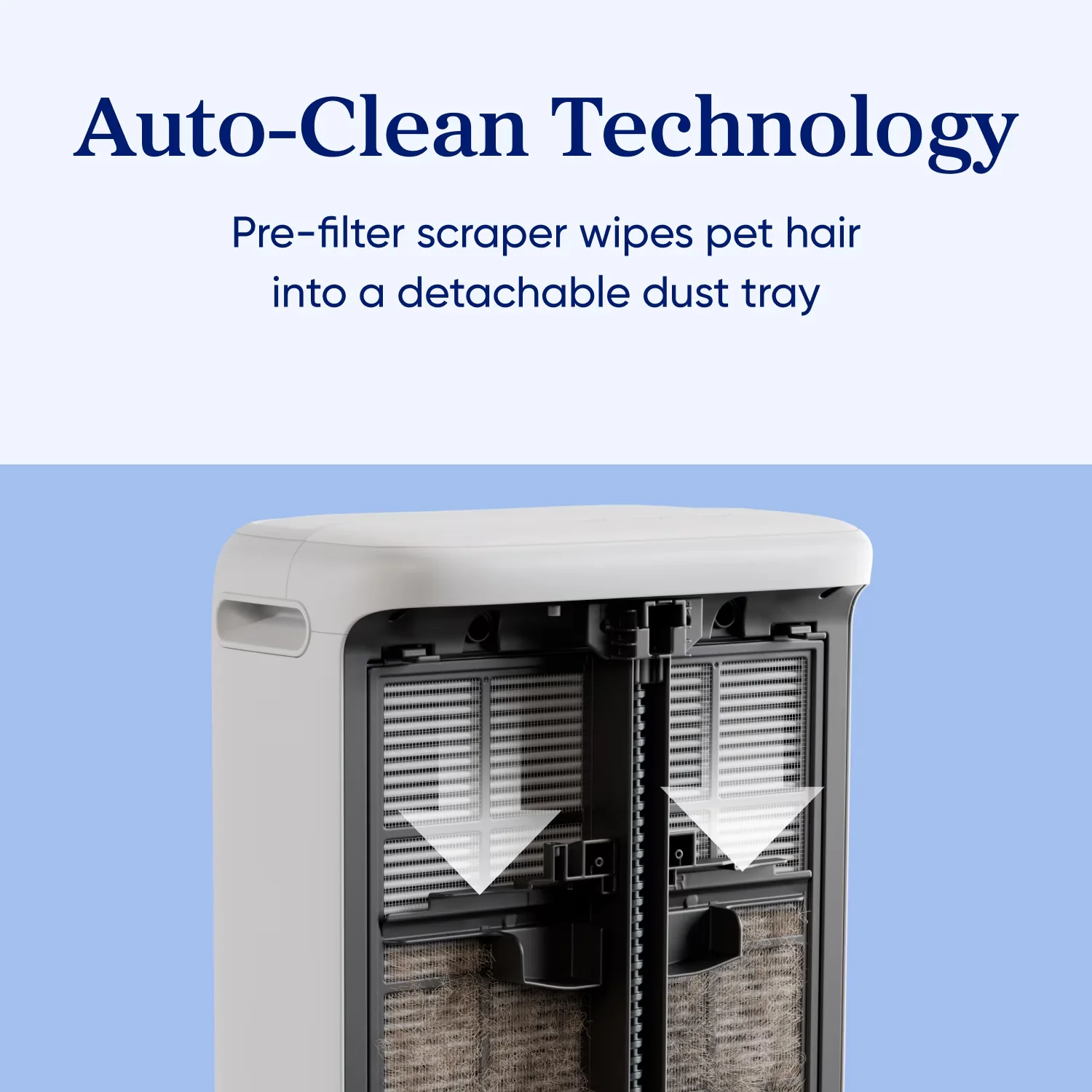 Air Purifier Modern with Smart Technology Capable, Variable Speed, White - White Model 2228B3
