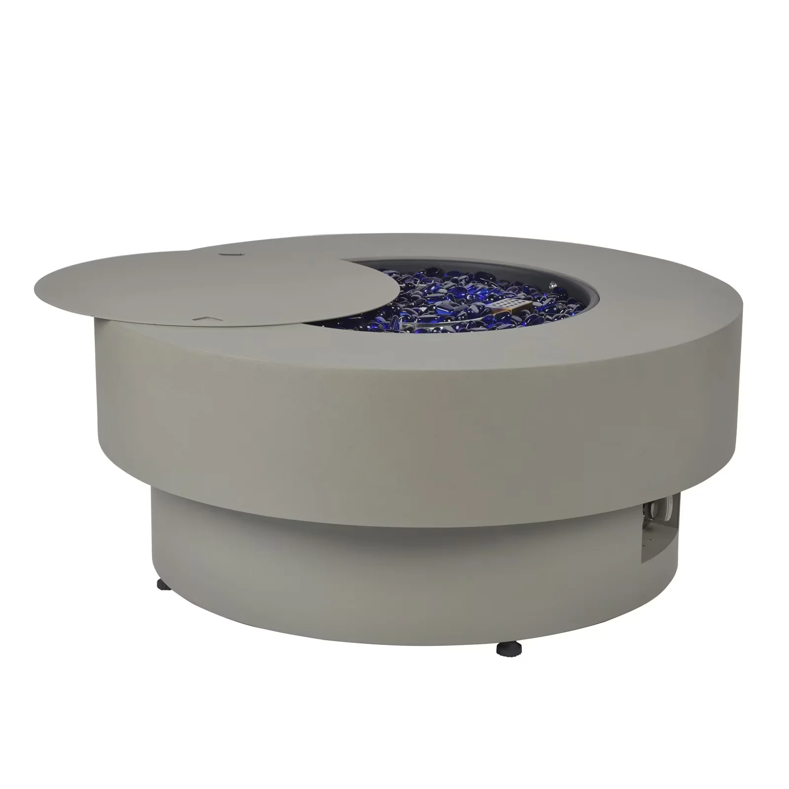Outdoor Heating Premium with 50000 BTU, Adjustable Flame - Powder-Coated Steel Black Model 8868AC