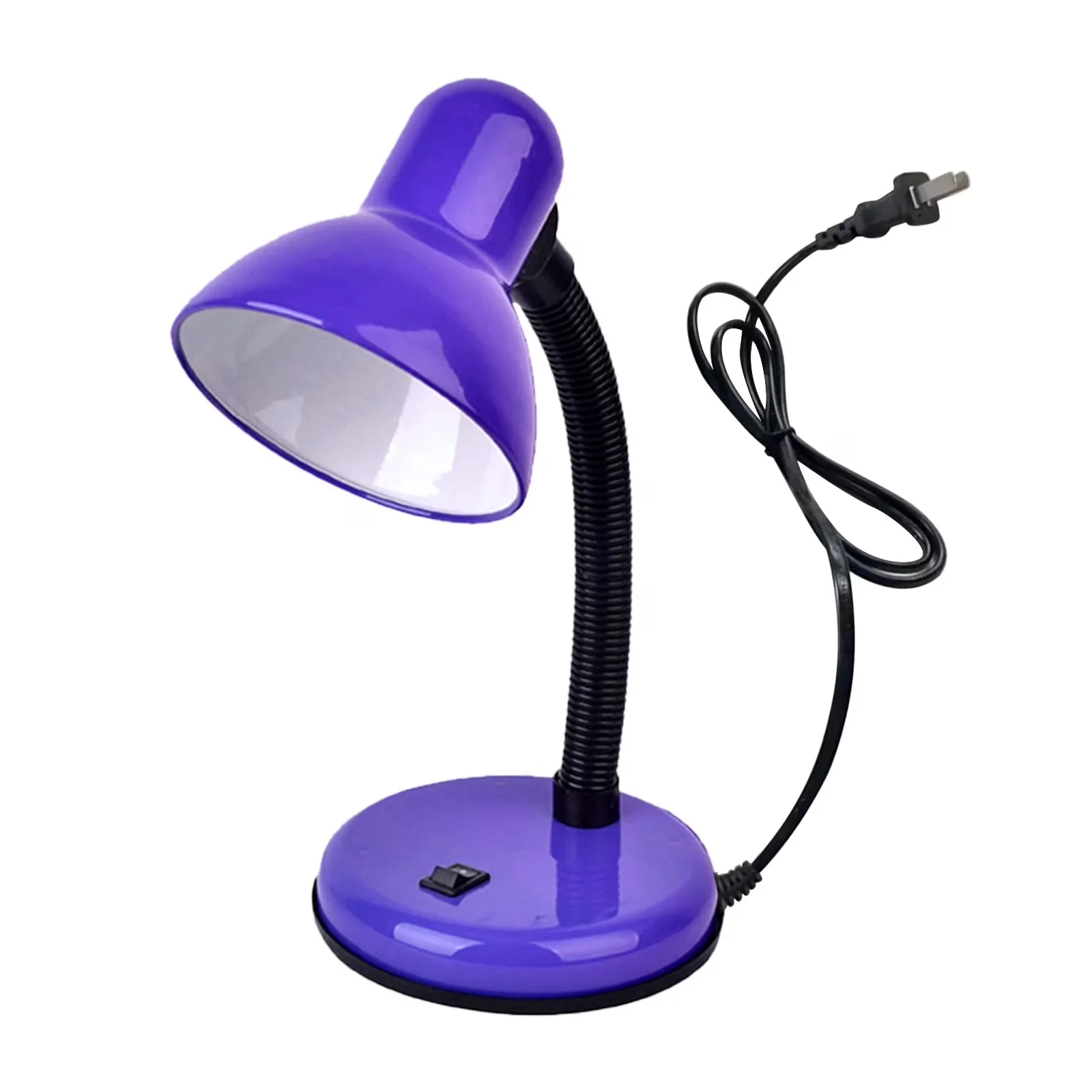 Versatile Desk Lamp with LED, Energy Efficient, Task Lamps - Plastic Purple Model 9E5989