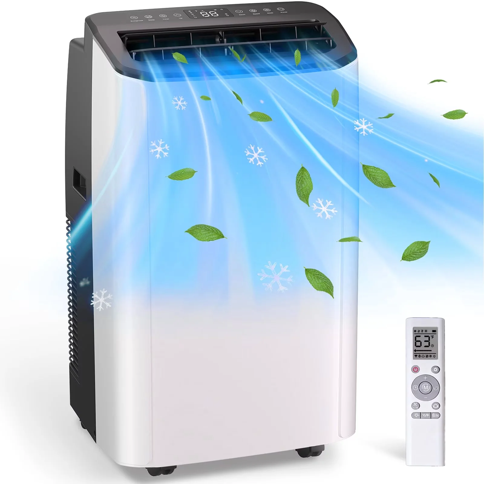 Professional Air Conditioner with 14000 BTU, Timer, Remote - 24H - Universal Fit Model 9D54C1