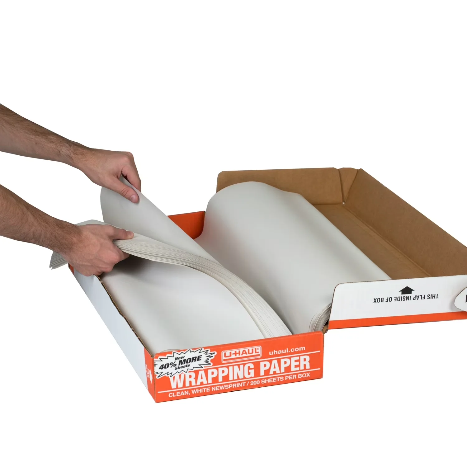 Moving Classic with Newsprint Packing Paper, Each sheet is approximately 24" x 30" - Gray Model 2F1E1F