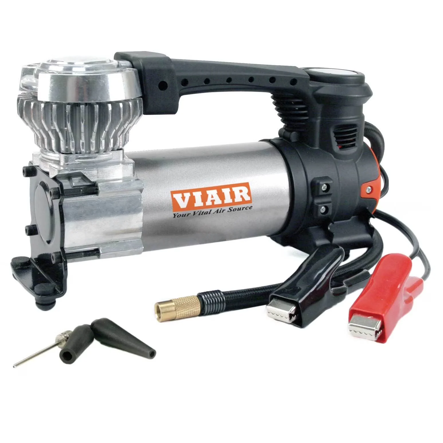 Essential Air Tools Compressor with Battery, Adjustable - Multi Silver Model 02E71D