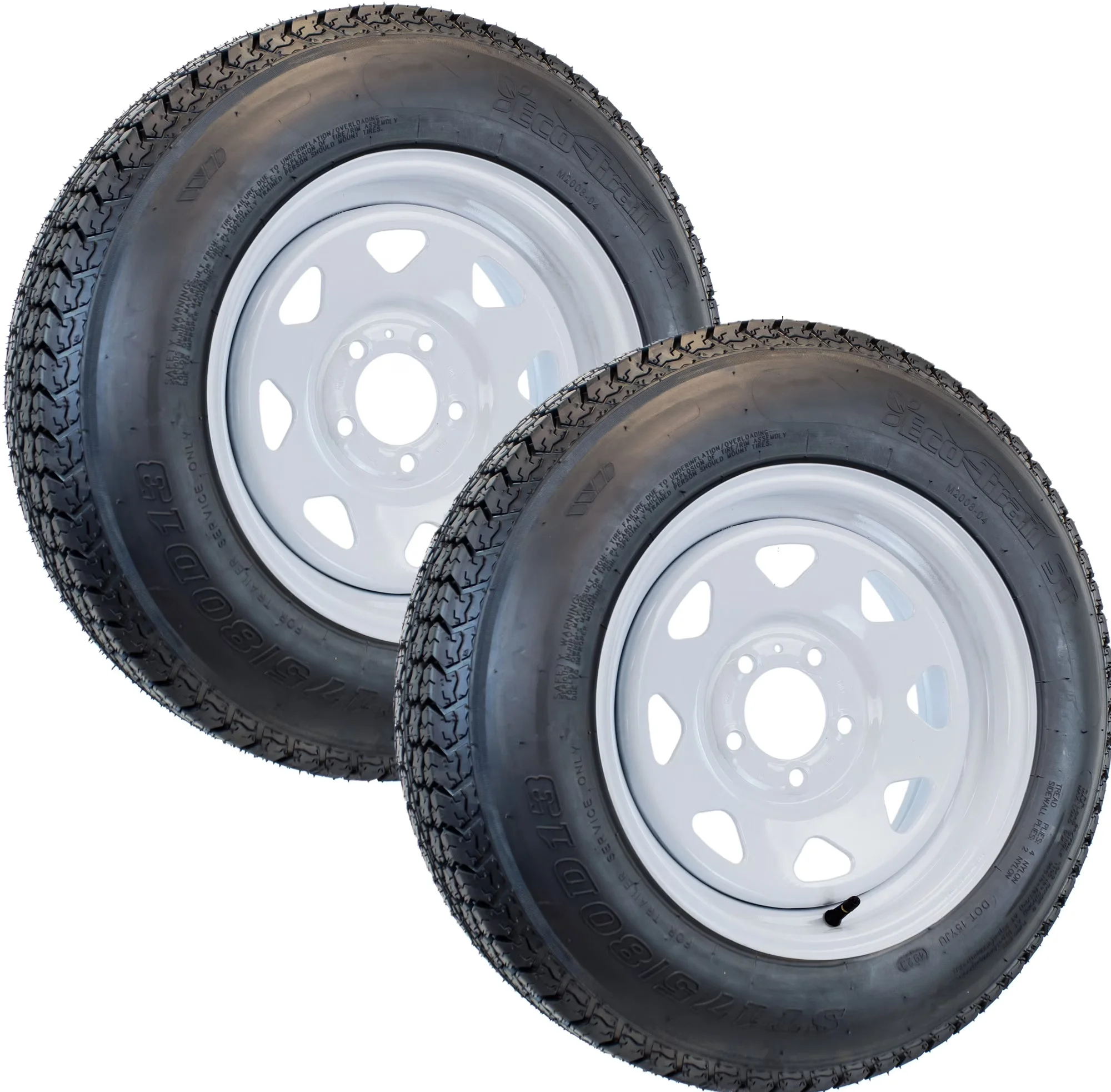 Durable Trailer Tire with Tire Size: 175/80D13 Load Range: B - ST175 - Long-Lasting Performance Model 2A3BC8