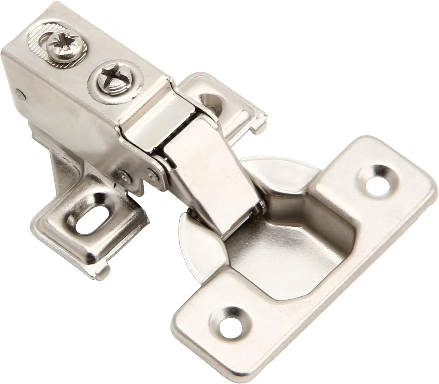 Versatile Kitchen Renovation with Quiet, 6 Pack, 1/2 Inch Overlay - Steel Silver for Kitchen, Bathroom Model 2F553F