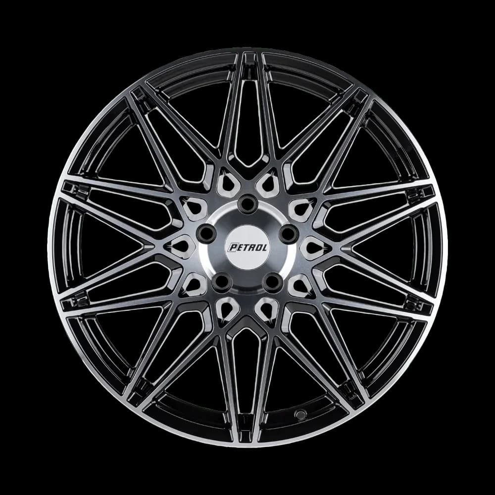 Compact Wheels And Rim with Bolt Pattern: 5x4.5, Offset: 40mm, Size: 17x8 - Aluminum Black Model DC0F90