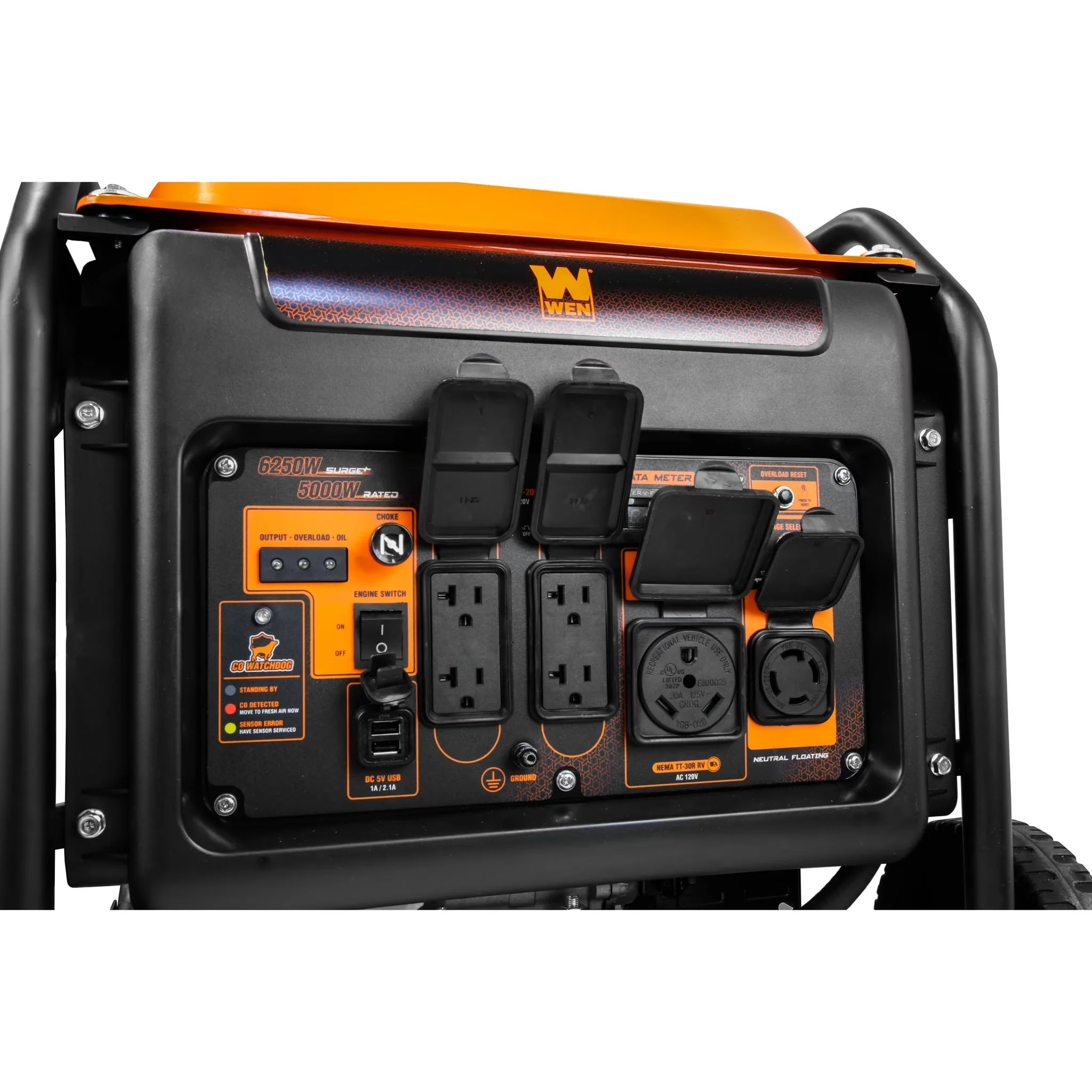 Innovative Generator with 6250W, 120V, Usb Port - 6250 for Everyday Use Model 55251F