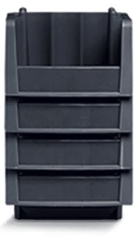 Essential Garage Storage Supply with Storage, Inside Width: 3-4/5 in., Economy Shelf Bin 17-7/8 x 6-5/8 x 7 - Unsure Black Model 700DB6