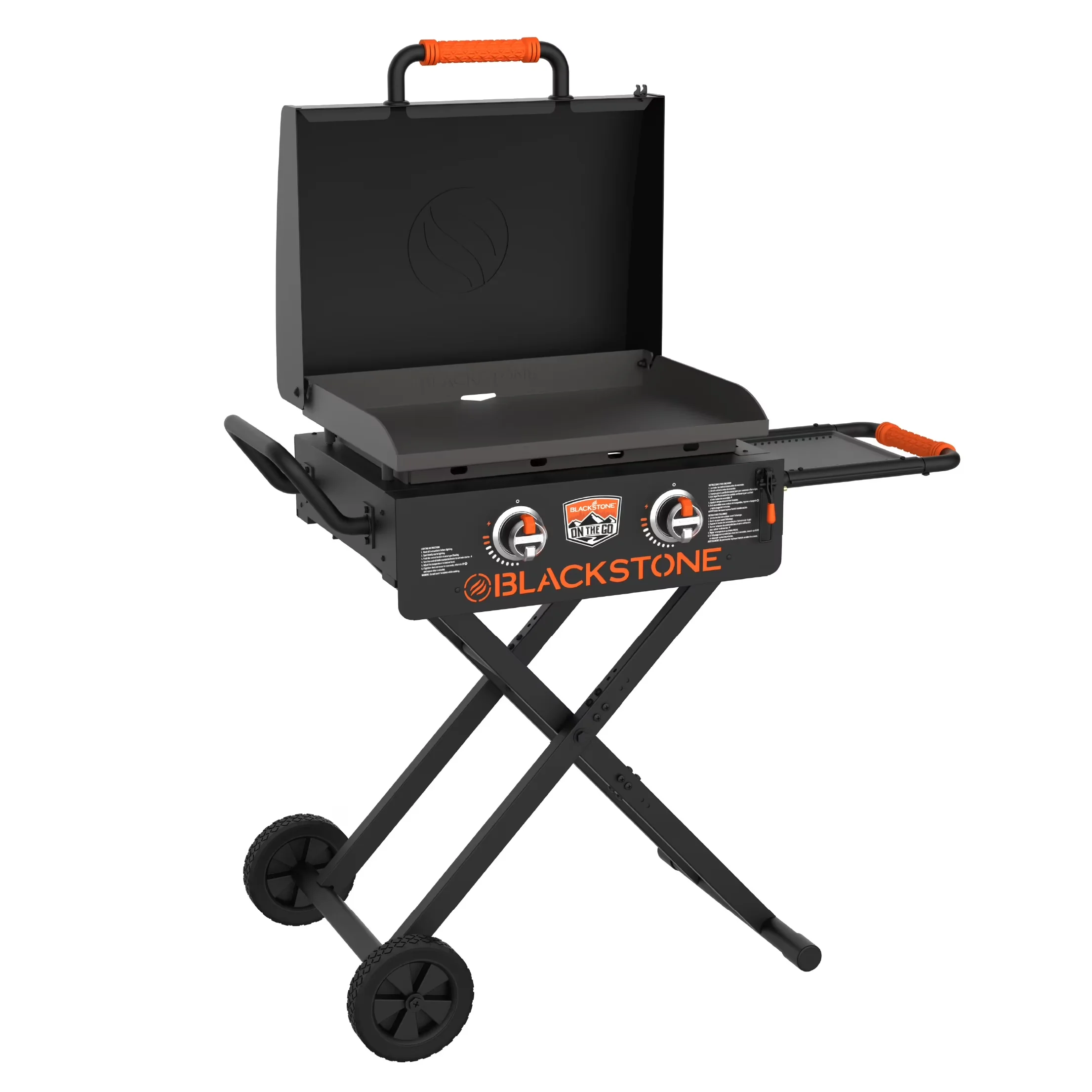 Gas Grill Reliable with Foldable Legs, Portable, Flexfold Legs - Steel Model D7D48E