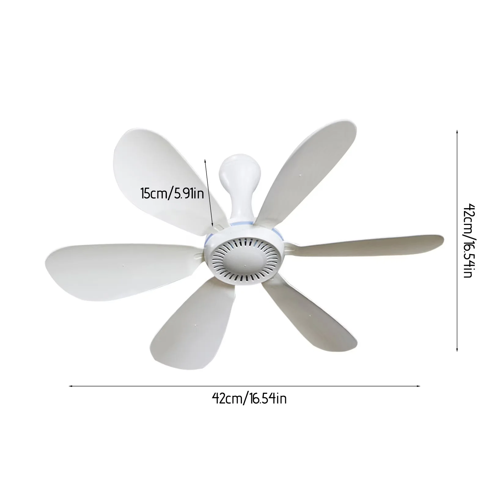 Modern Ceiling Fan with Remote Controlled, Fans - White 48ft for Everyday Use Model 4F0740