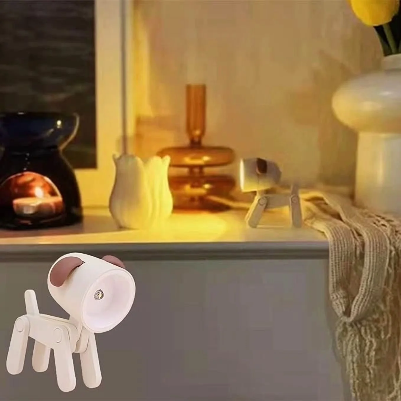 Durable Table Lamp with Threshold Ceramic, White, Easy to use and practical for everyone. - Ceramic White Model 0A8F44