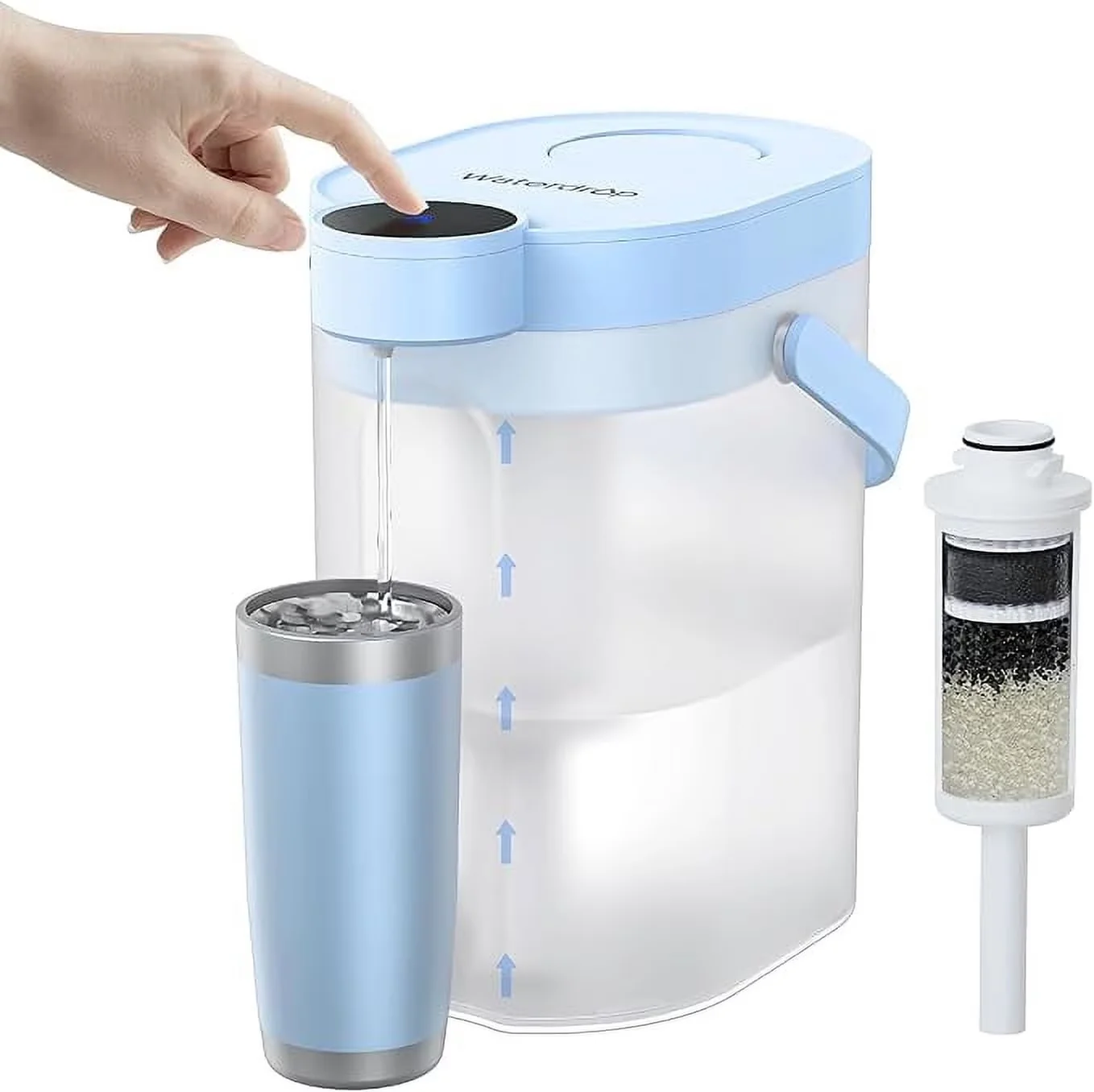Water Filtration Essential with 17-Cup Instant Countertop Purifier, Does not Lower TDS, Copper - Coconut Shell Activated Carbon,... Model 649094