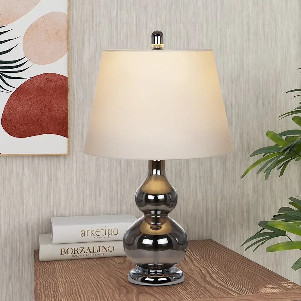 Innovative Lamp Set with LED, Contemporary - Metal Gray for Living Room, Bedroom Model 4E7B80
