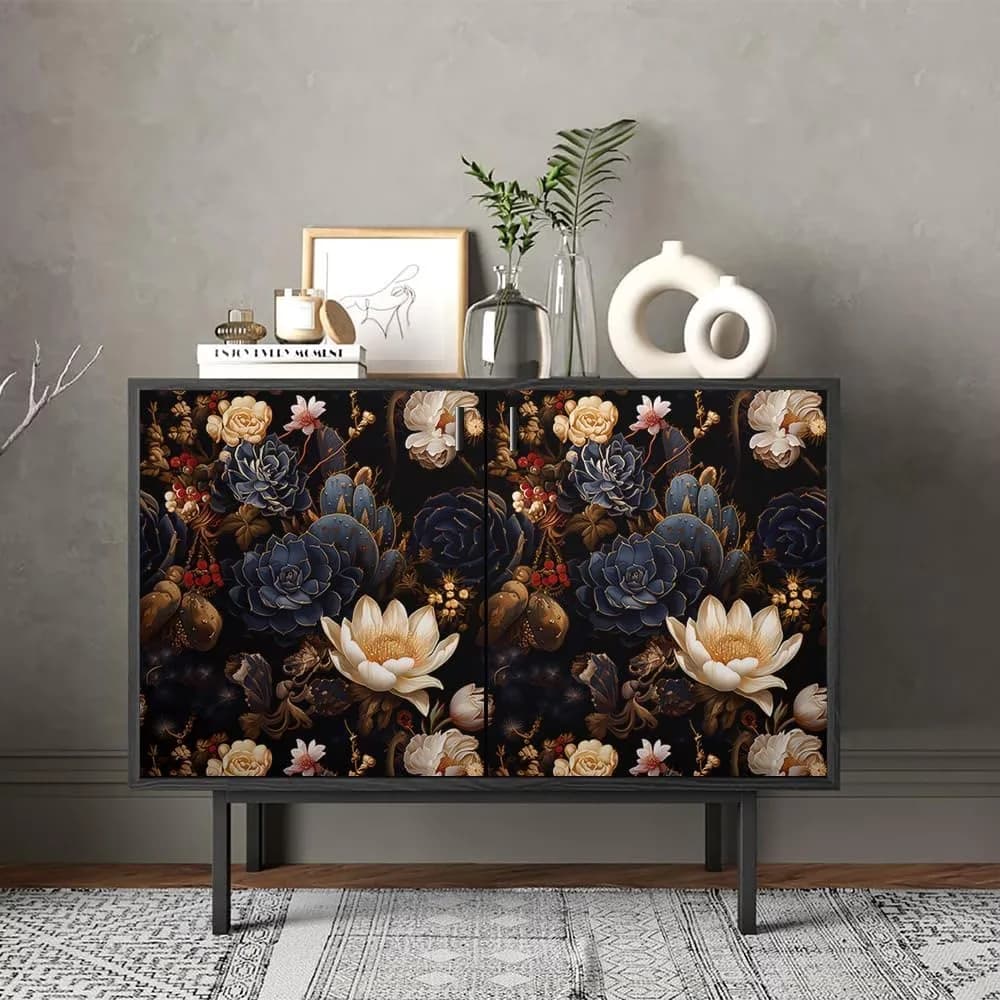 Professional Wallpaper with Removable - Pvc Blue Dark - Essential Collection Model DCC020
