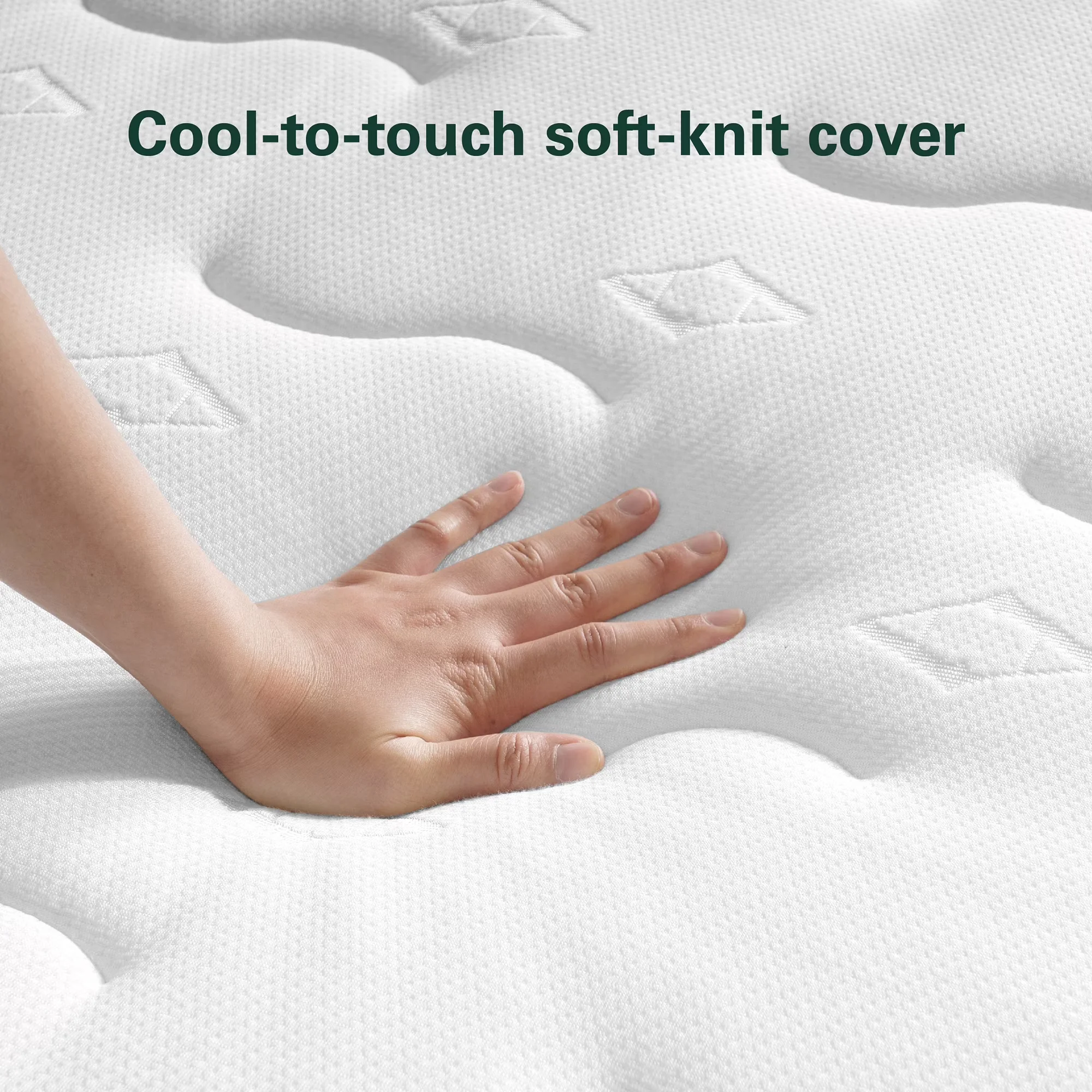 Durable Mattresses Accessory with Mattress-In-A-Box, Adult, Gel Memory Foam - Foam; Pocket Coils Model AE3FE9