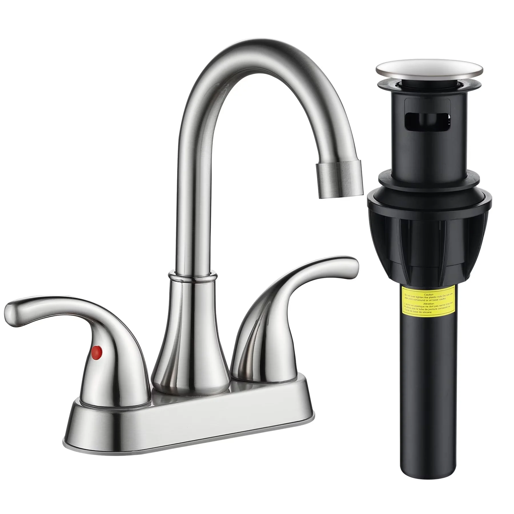 Efficient Bathroom Renovation with Easy To Clean, 360 Degree Rotation, Easy To Install - Silver Copper Model F4B855