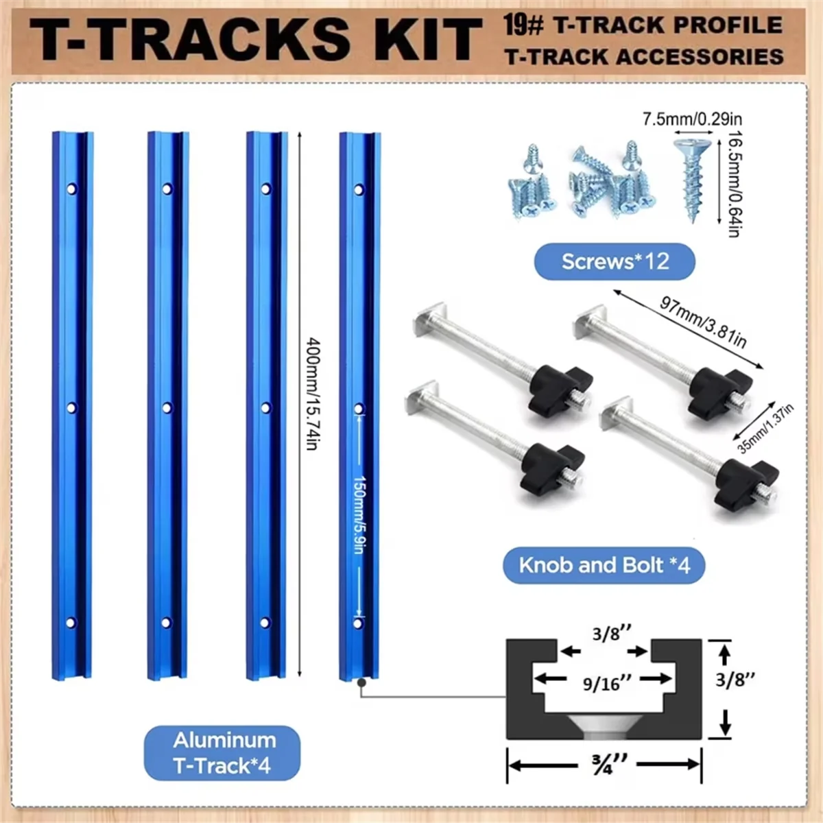 Power Saw Durable with Slot Miter, T-tracks Slot Miter, DIY Crosscut Sled Tool - Model 9C0D3F