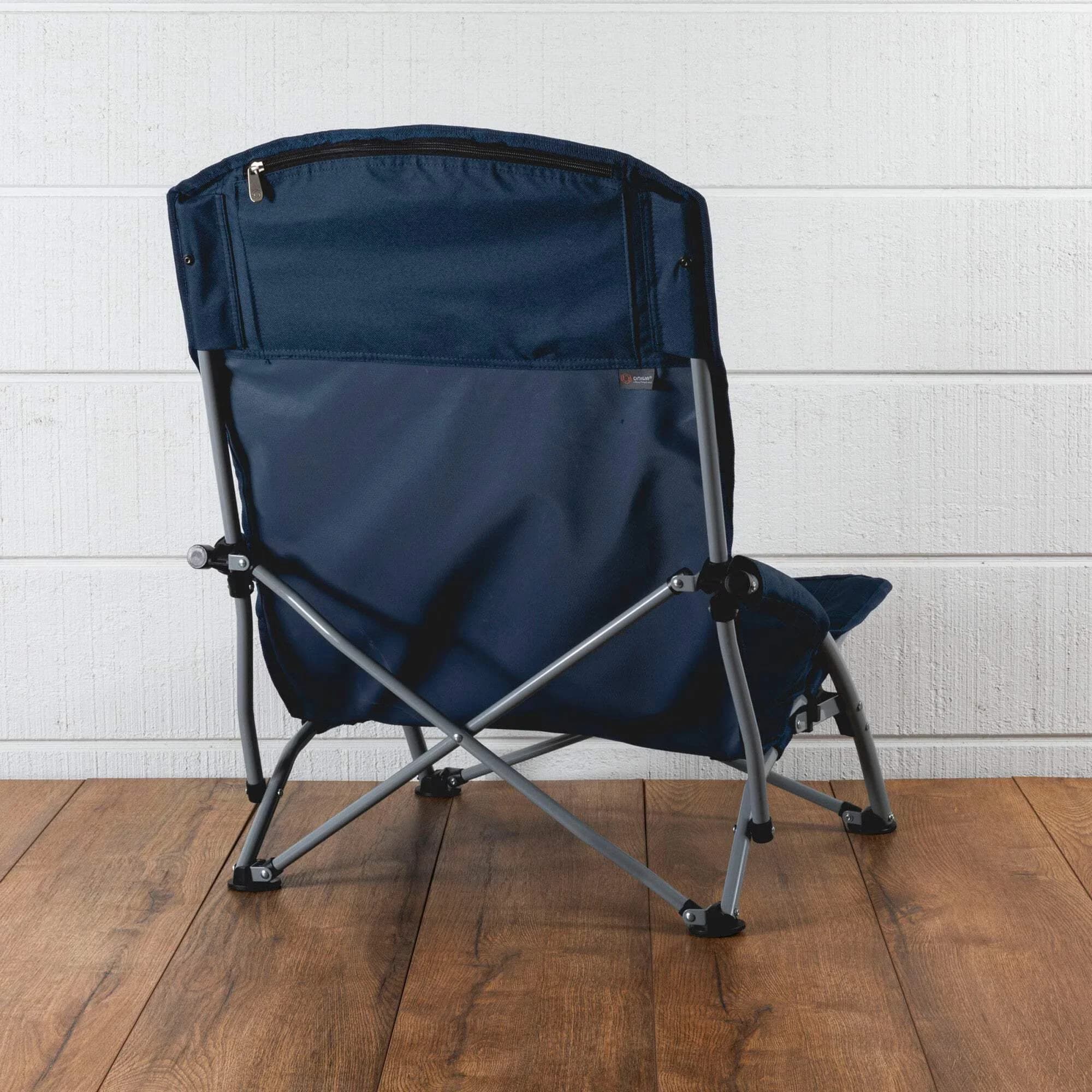 Durable Beach Chair with Folding, Tranquility, Carry Bag - Blue - Contemporary Style Model E3924D