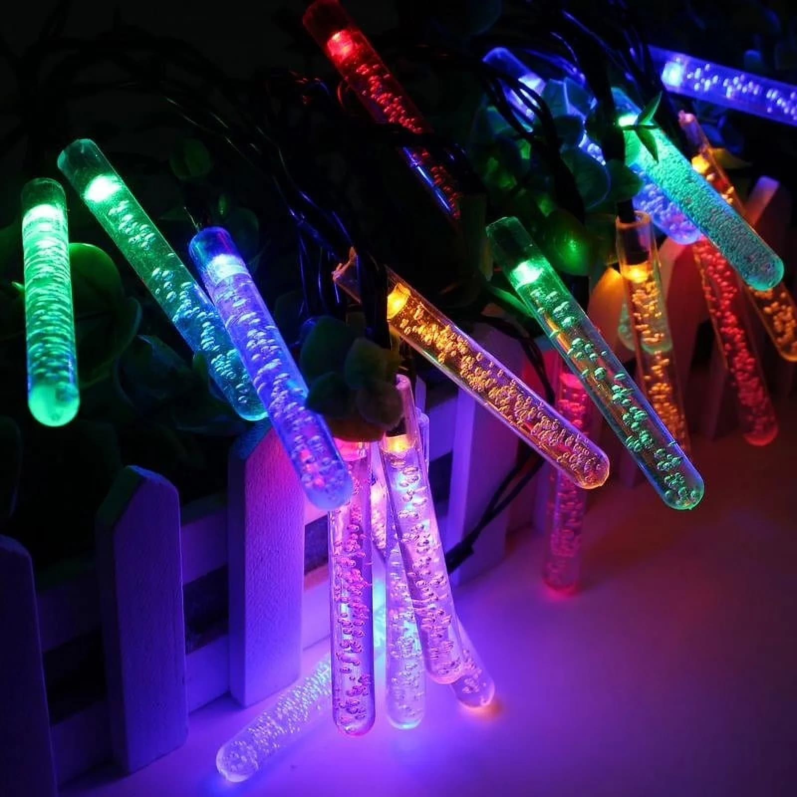 Premium Novelty Light with LED, Solar, Solar Meteor Shower Rain Lights - Multicolor for Party, Garden Model 344431
