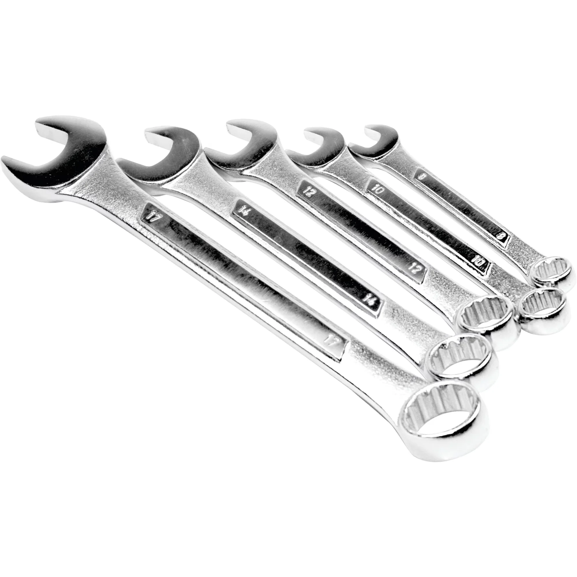 Hand Tool Set Professional with Heated, 14mm, Includes Sizes 8mm - Silver 1 Wrench Set Model EBBB4A