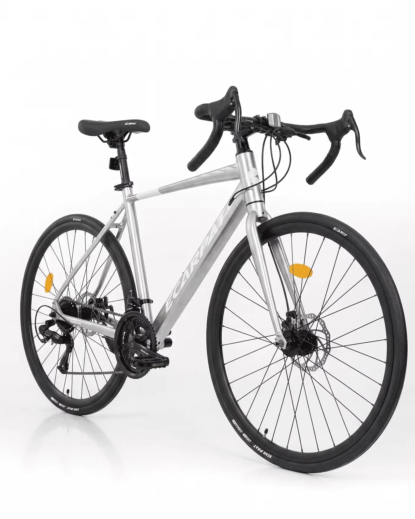 Quality Road Bike with Adjustable Speed, Lightweight, Adjustable Handlebar Height - Silver Model 495669