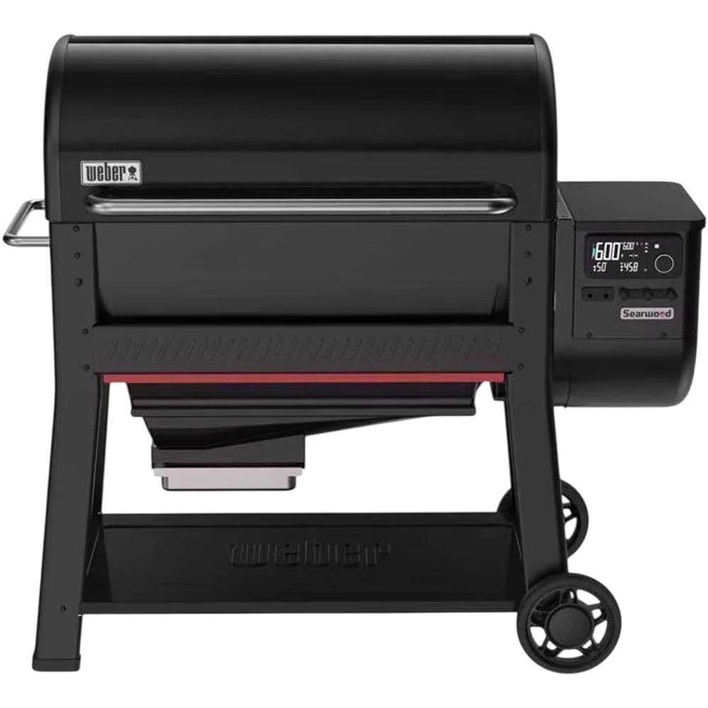 Efficient Smoker with Searwood Xl 600 Pellet Grill - Black - Long-Lasting Performance Model C0C340