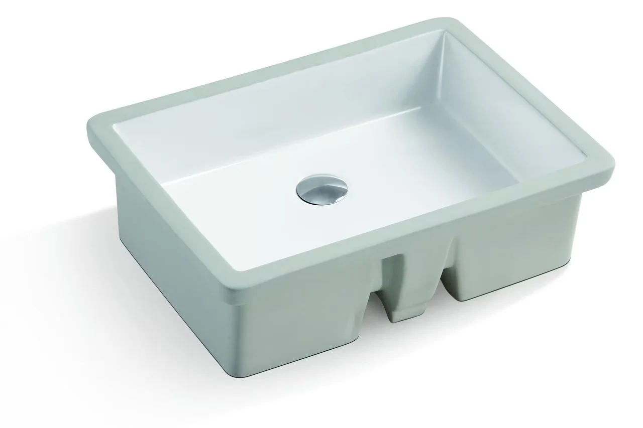 Professional Bathroom Renovation with Decorative, Lila Undermount Ceramic Basin Sink, Glossy White - White Ceramic Model 2AC792