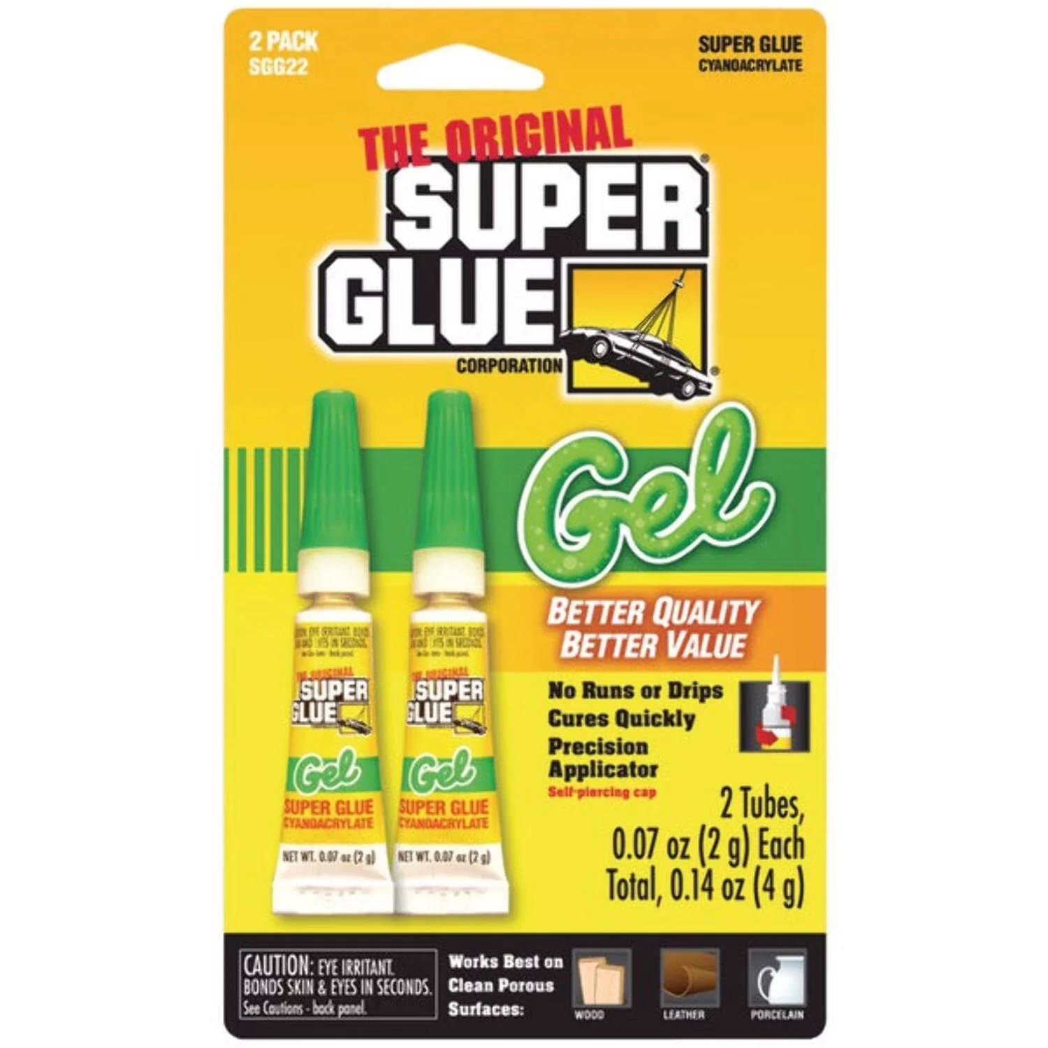 Adhesives Glues In Paint Supplies Tool Stylish with Bonds instantly, Double pack - Clear 1 Model C7845C