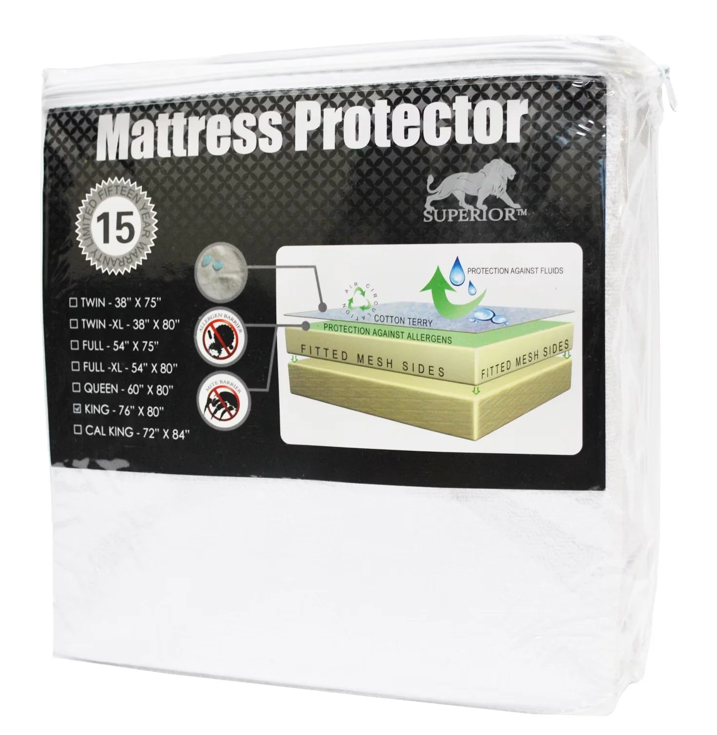 Mattresses Accessory Professional - Hypoallergenic - Low Maintenance Model 6D10F0
