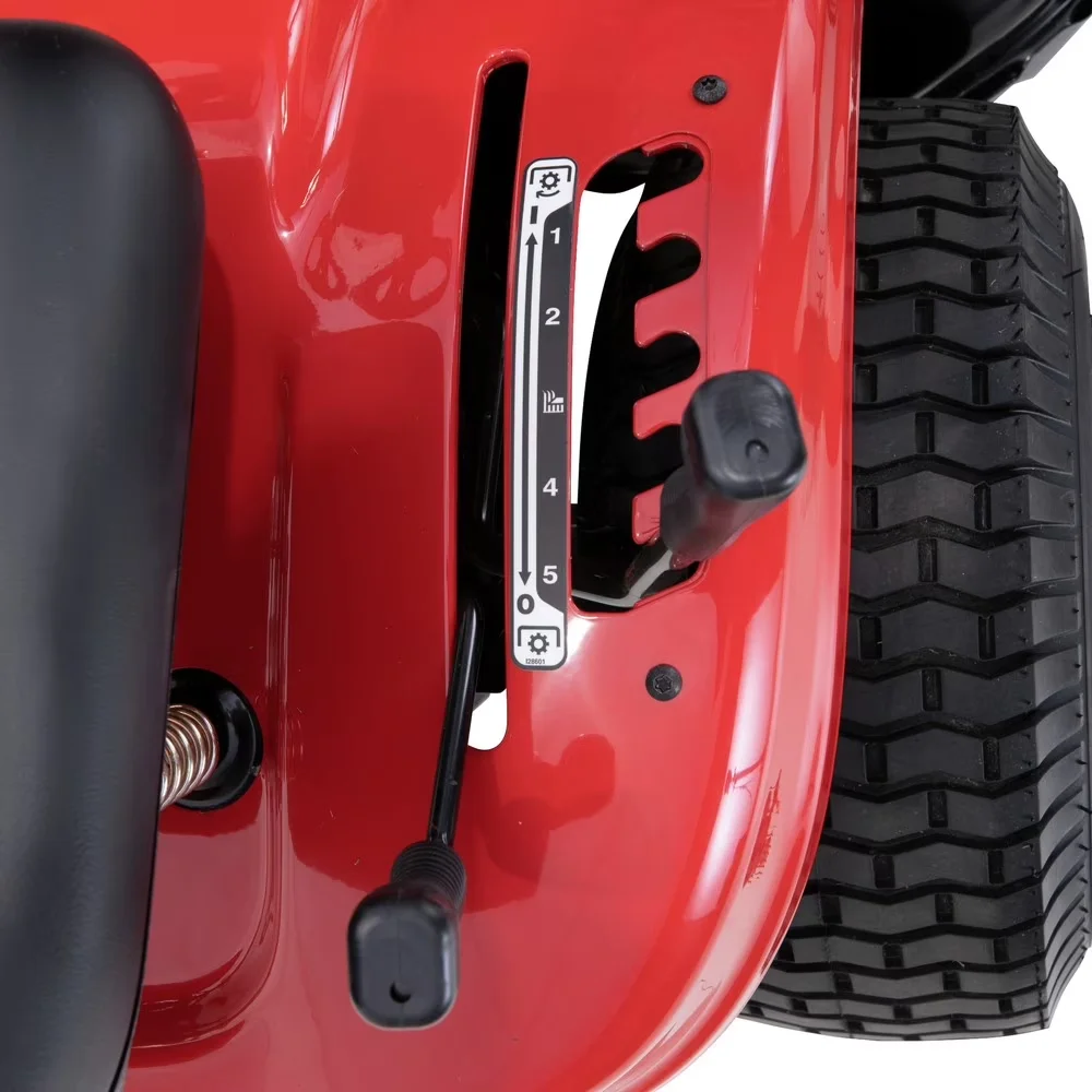 Durable Riding Lawn Mower with Adjustable Cutting Height, Adjustable Speed, Cup Holder - Model DA22F1