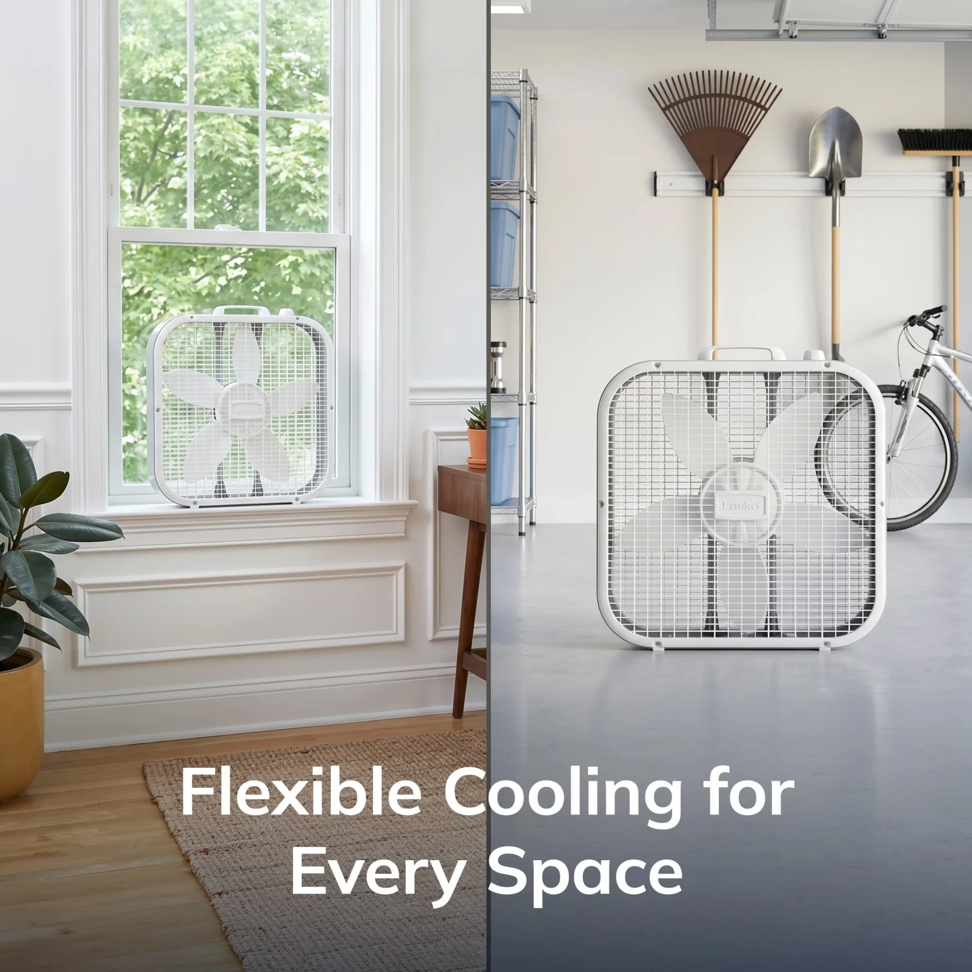 Sleek Fans In Cooling with Convertible, Weather-Resistant Motor - Plastic 28.39%; Steel 58.22%; Copper 5.79%; Aluminum 4.37%; Wires... Model 2C6B70